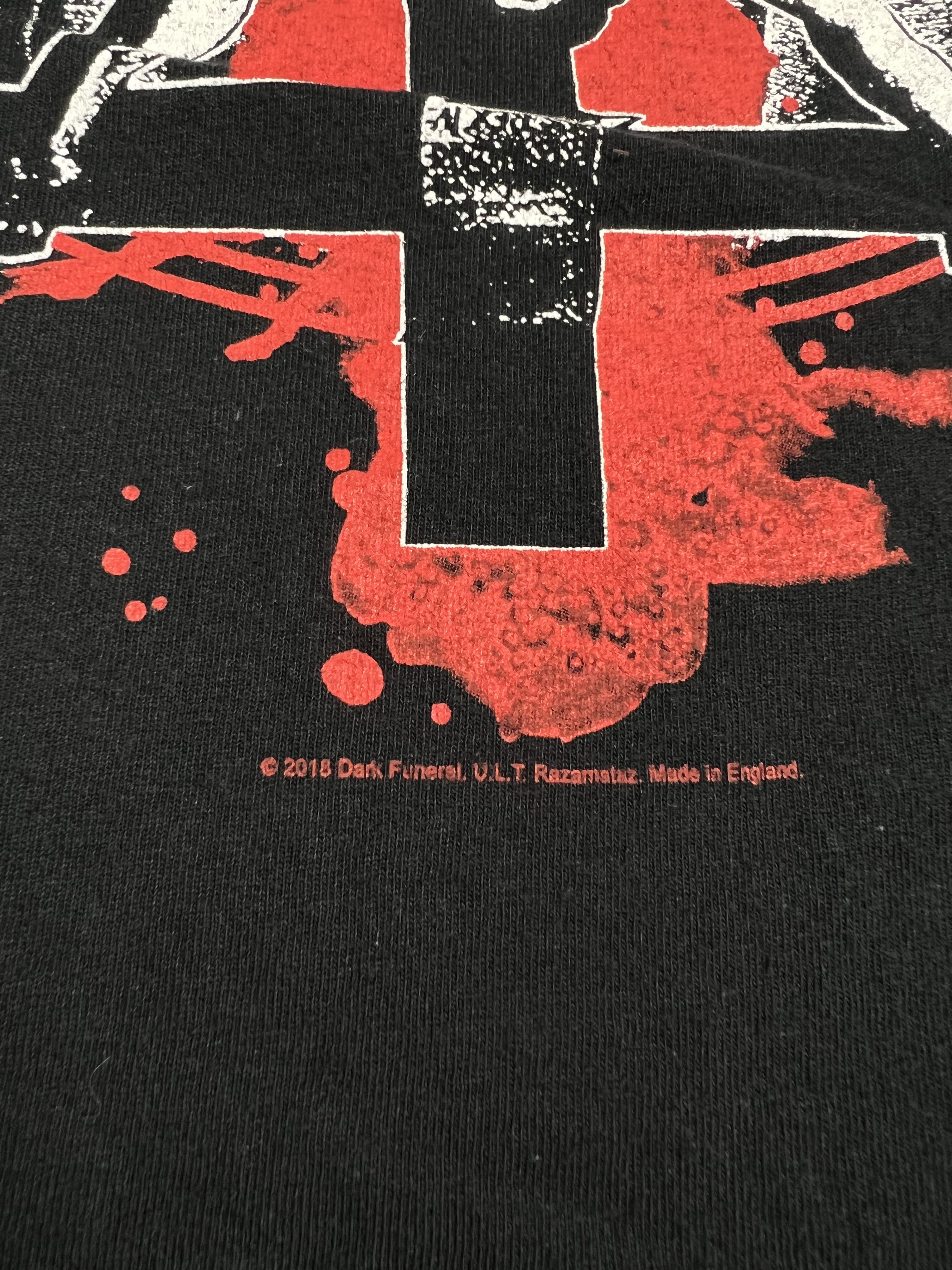 Band Tees Dark Funeral Swedish Black Metal Band Tee (L) GTMD428 Size US L / EU 52-54 / 3 - 8 Thumbnail
