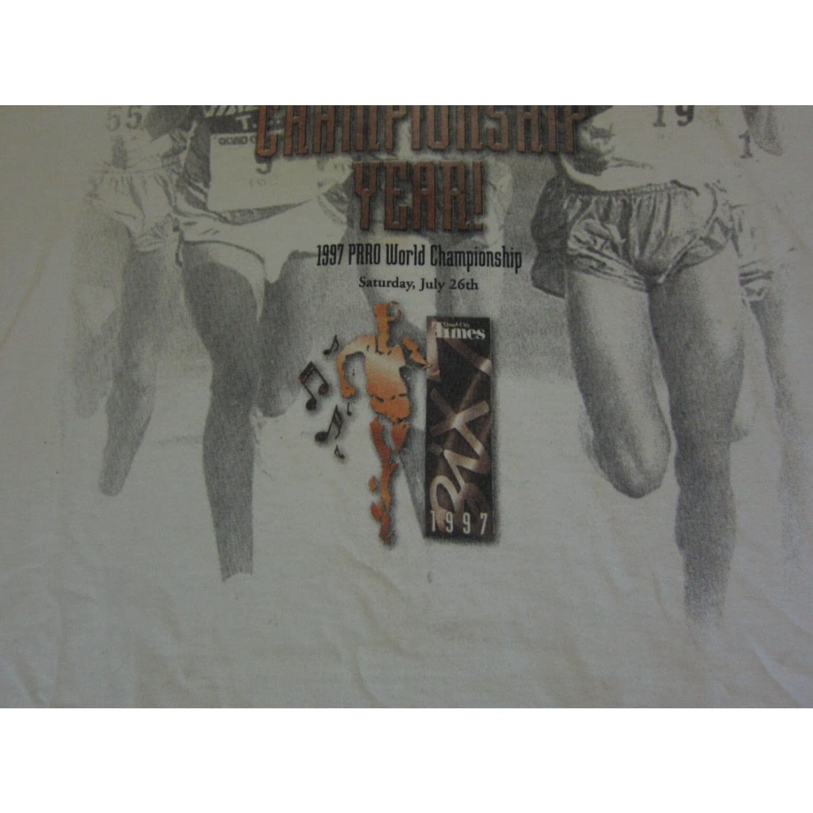 Fruit Of The Loom VINTAGE Great Race Shirt Mens XL White 80s 90s Classic School Fruit of the Loom T-Shirt Mens XL White Size US XL / EU 56 / 4 - 4 Thumbnail