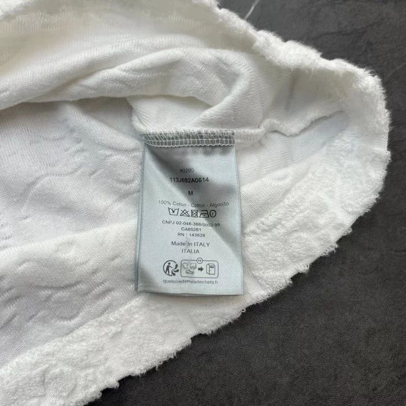 Dior Dior White Logo Short Sleeve Tshirt-2506 Size US M / EU 48-50 / 2 - 5 Thumbnail