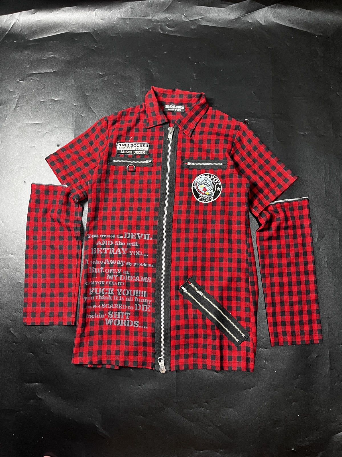 Japanese Brand Sex pot Punk Fuck You gimmick Zipper Japanese style Size US L / EU 52-54 / 3 - 1 Thumbnail