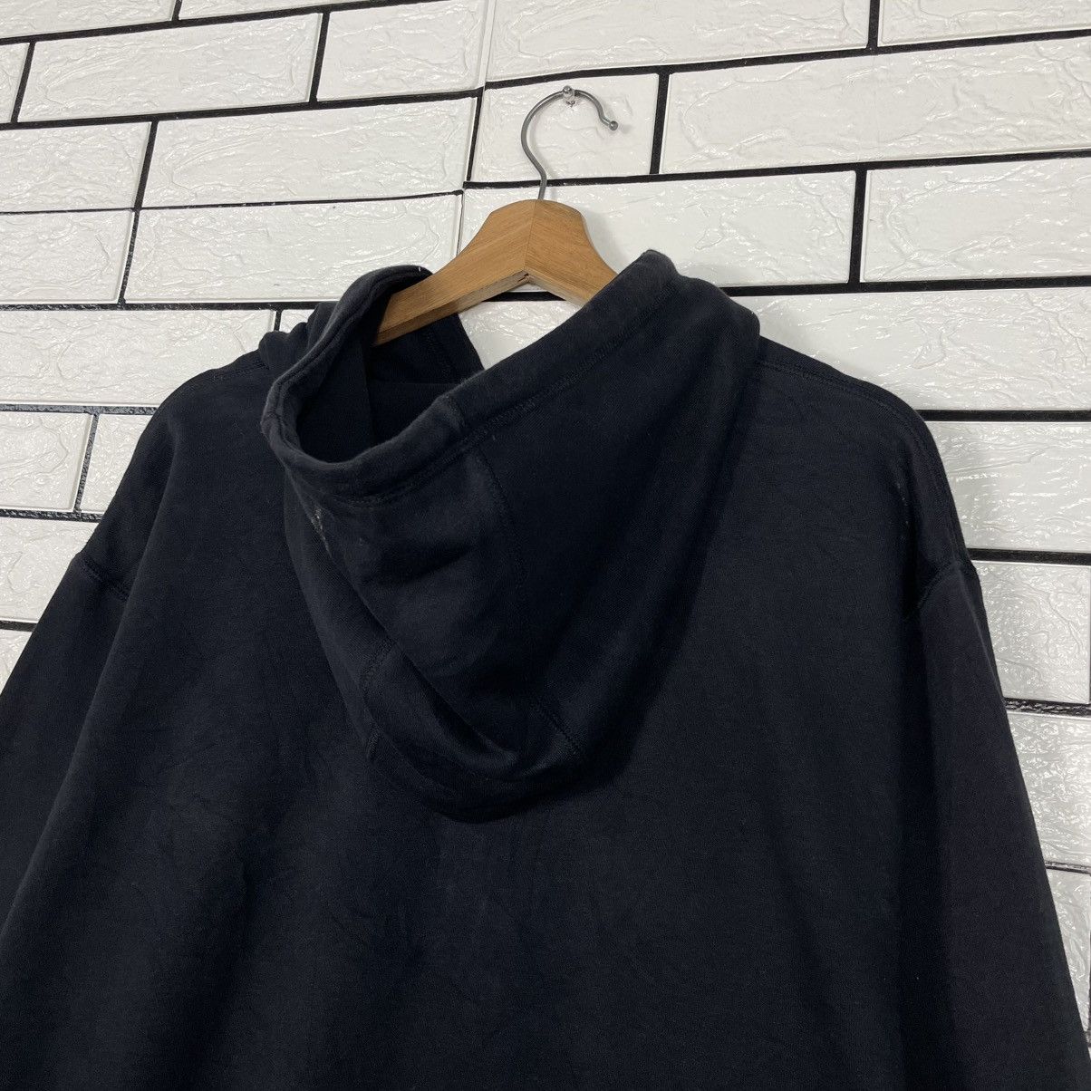 Nike Nike Big Logo Pullover Black Hoodie Size US L / EU 52-54 / 3 - 9 Thumbnail