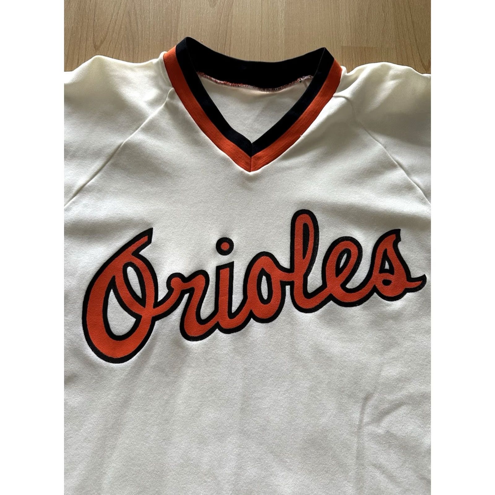 Vintage VINTAGE Orioles Jersey Mens XXL 70s Sand Knit Nylon Baseball jersey 1970s Made in USA 100% Nylon Size US XXL / EU 58 / 5 - 2 Thumbnail