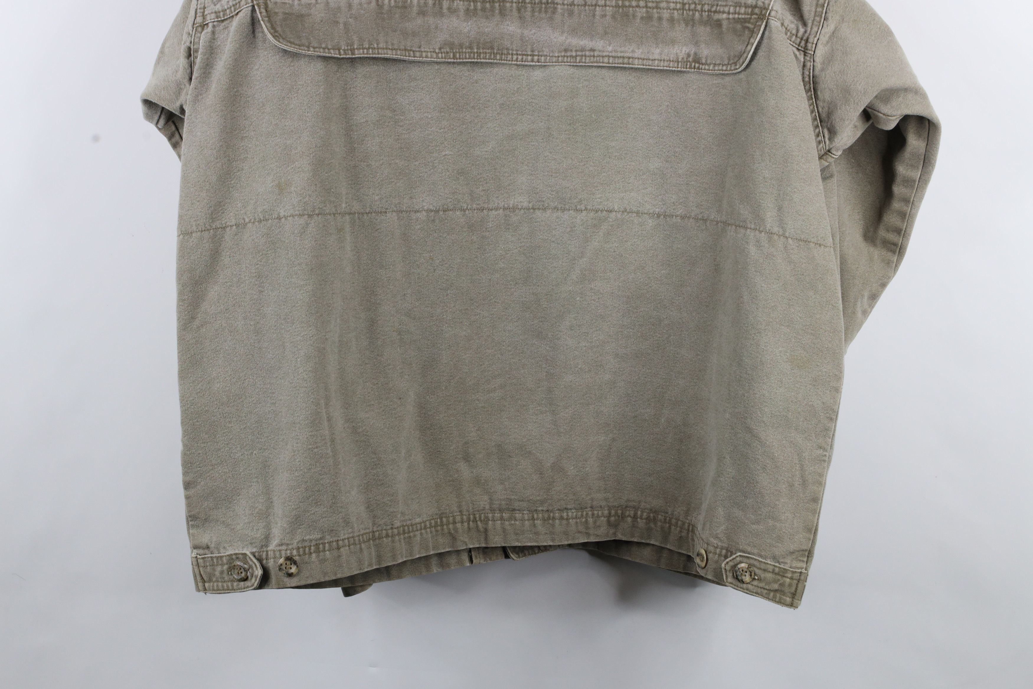 Columbia × Vintage Vintage 90s Columbia Stonewash Chore Barn Bomber Jacket Size US XL / EU 56 / 4 - 16 Thumbnail