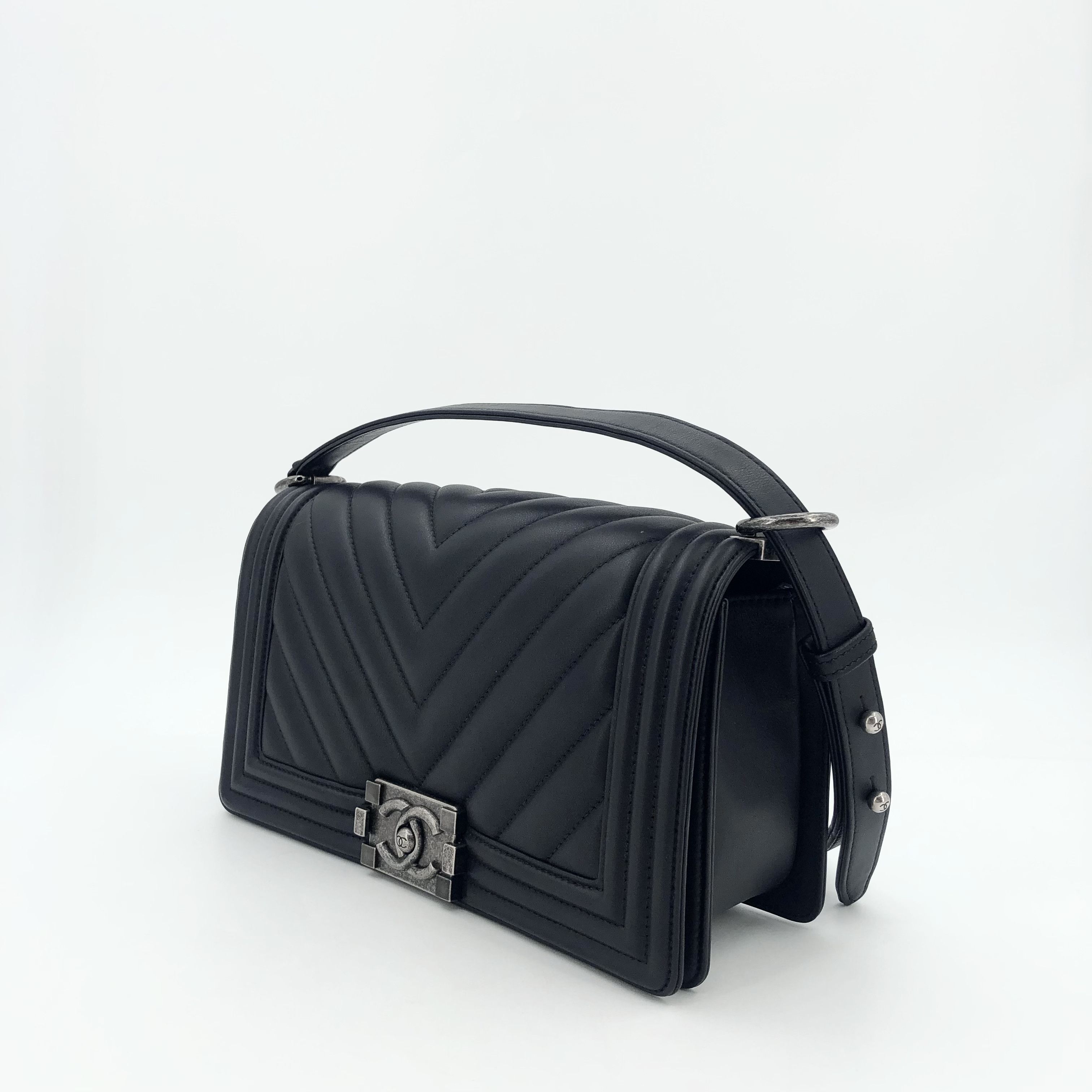 Chanel Chanel Leboy Bag Black Chain Bag Size ONE SIZE - 8 Thumbnail