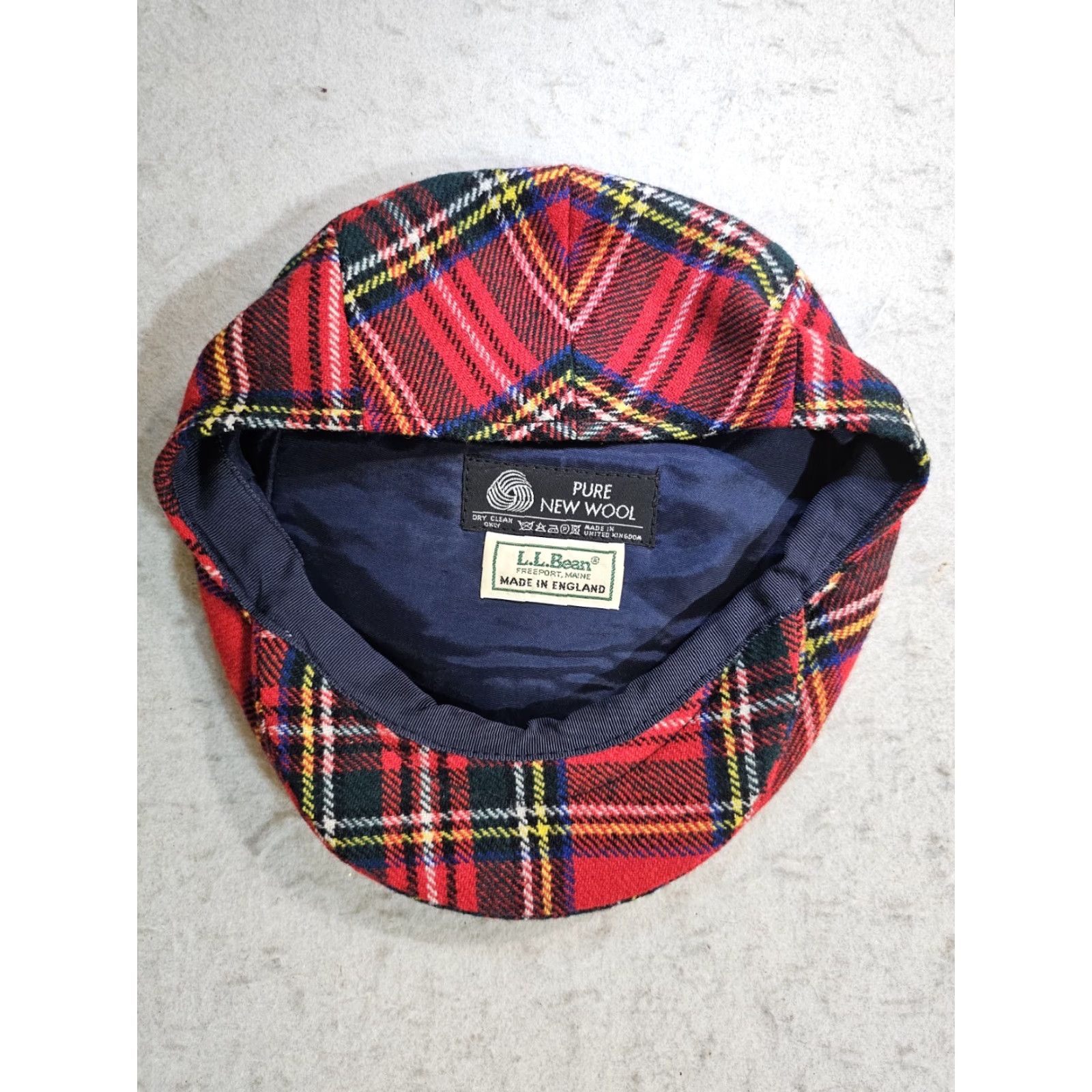 Vintage VINTAGE L.L. Bean Wool Royal Tarden Newsboy Cap Wool Made In England Sz Med Newsboy Cap Men Wool Size ONE SIZE - 6 Thumbnail