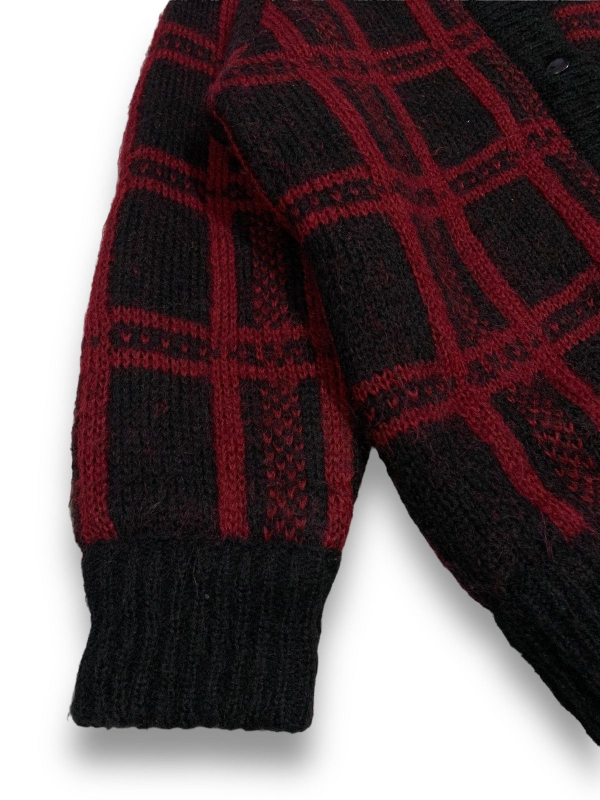 Japanese Brand Vintage Japanese Brand Wool Plaid Checked Oversized Sweater Size L / US 10 / IT 46 - 9 Thumbnail