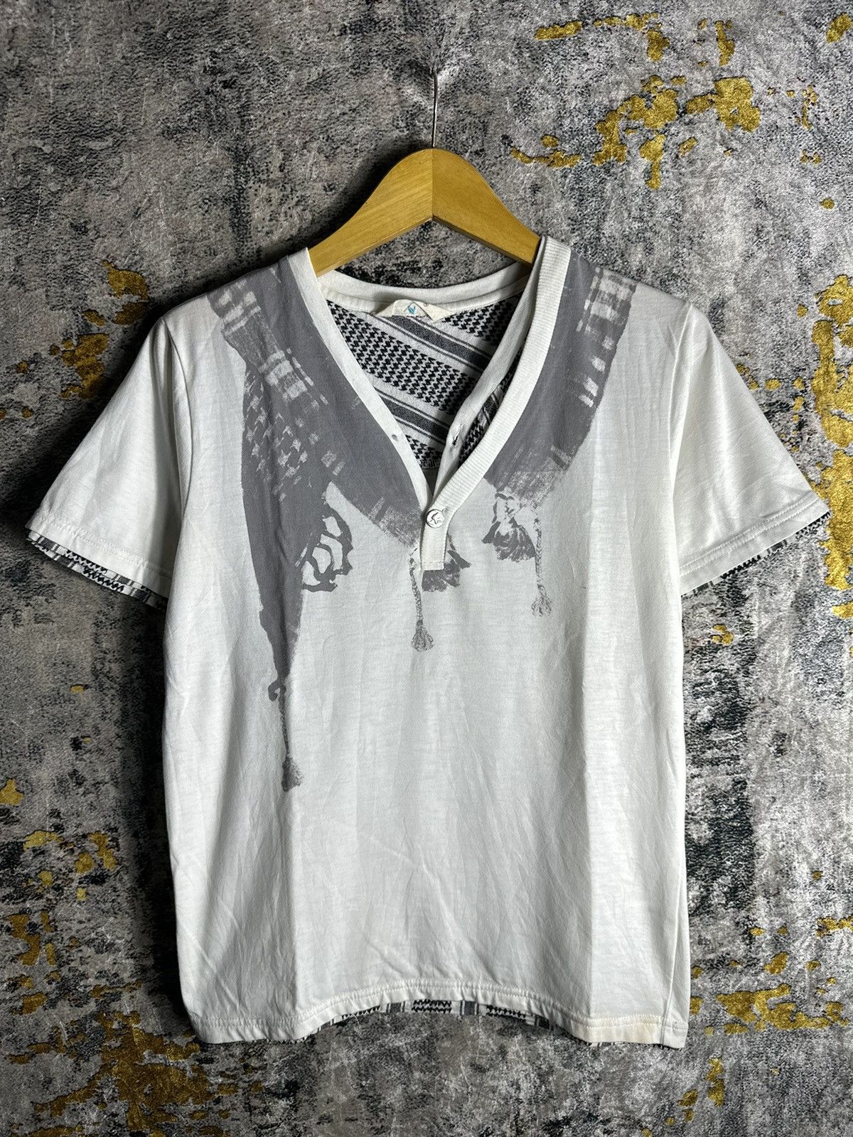 GOA IF SIX WAS NINE LGB GOA STYLE QUASH DOUBLE COLLAR TSHIRT TEE Size US S / EU 44-46 / 1 - 1 Thumbnail