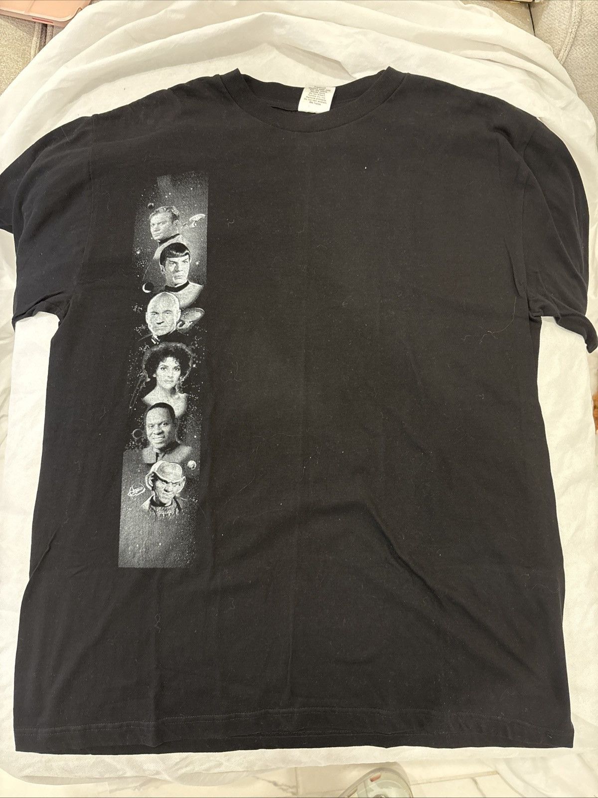 Vintage 1994 STAR TREK Double Sided Print Tv Promo Film T Shirt XL Size US XL / EU 56 / 4 - 2 Thumbnail