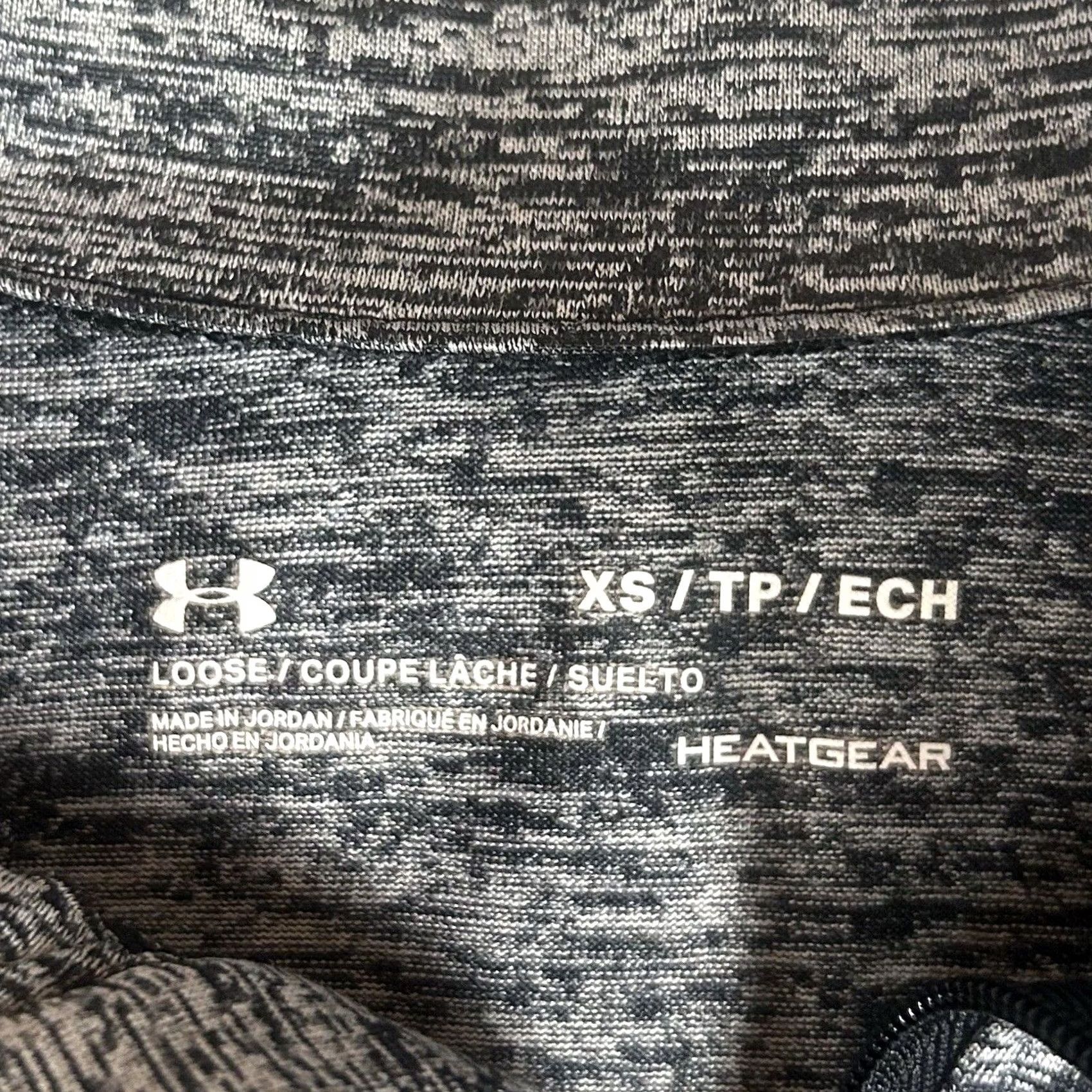 Under Armour Under Armour HeatGear 1/4 Zip Shirt Womens XS Gray Long Sleeve Run Gym Regular Fit Pullover Athletic Lightweight Breathable Sports Size XS / US 0-2 / IT 36-38 - 3 Thumbnail