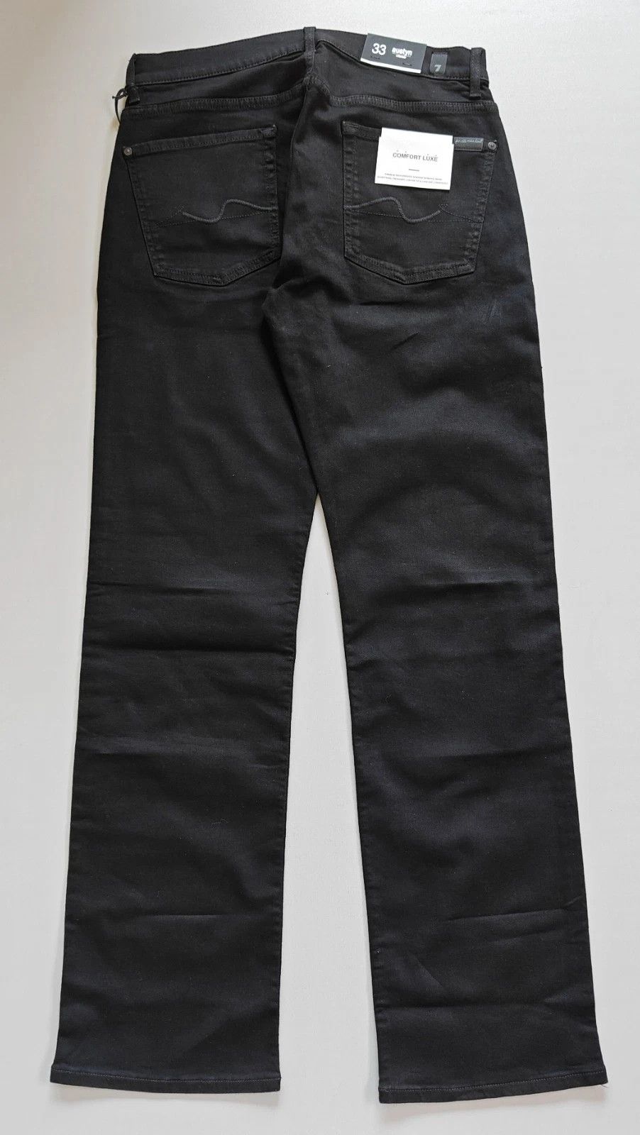 7 For All Mankind 7 For All ManKind Austyn Black Onyx Jeans T / 6037 Size US 33 - 11 Thumbnail