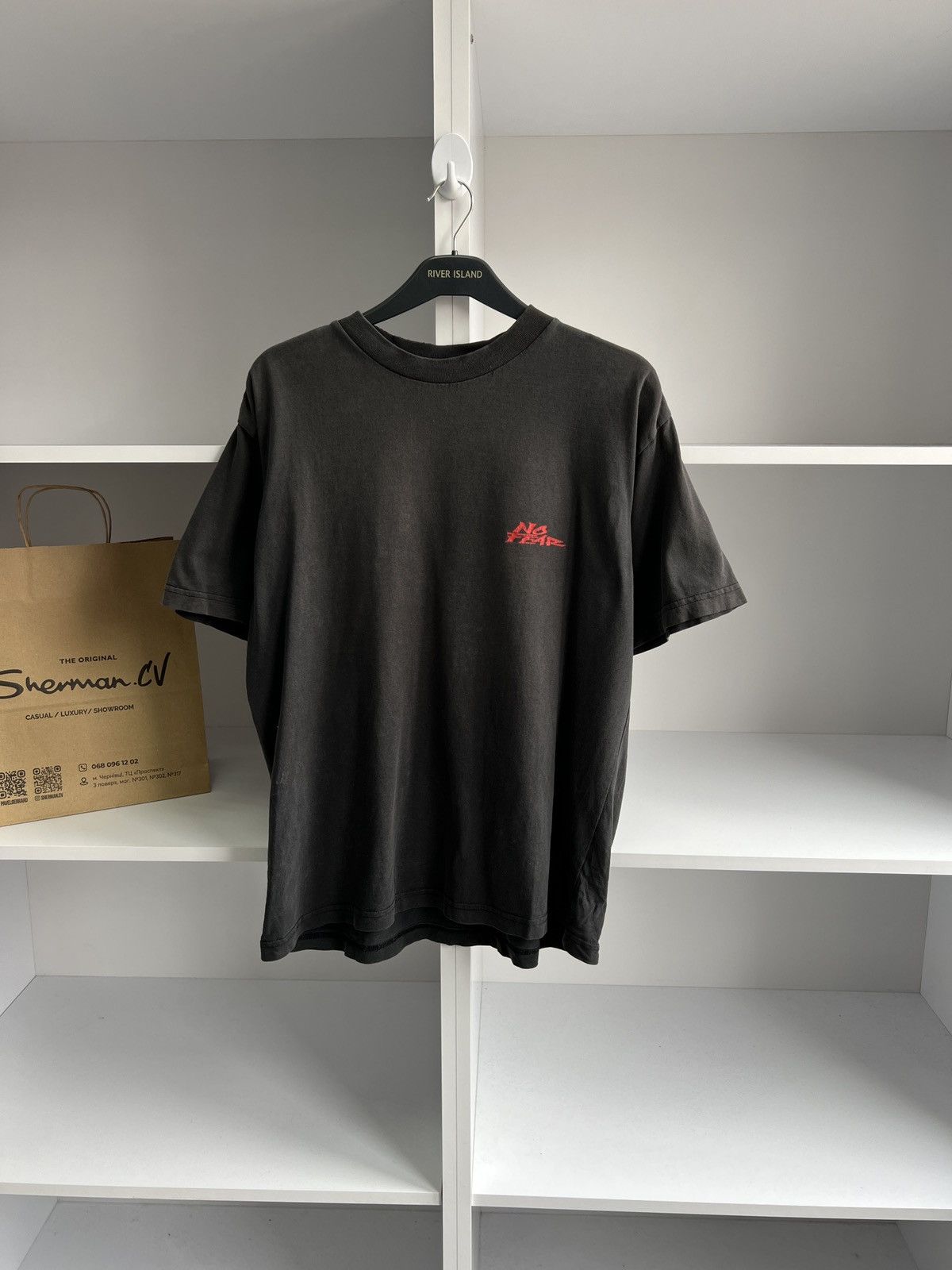 No Fear × Vintage Vintage No Fear Big Logo Faded T-Shirt Size US M / EU 48-50 / 2 - 2 Thumbnail