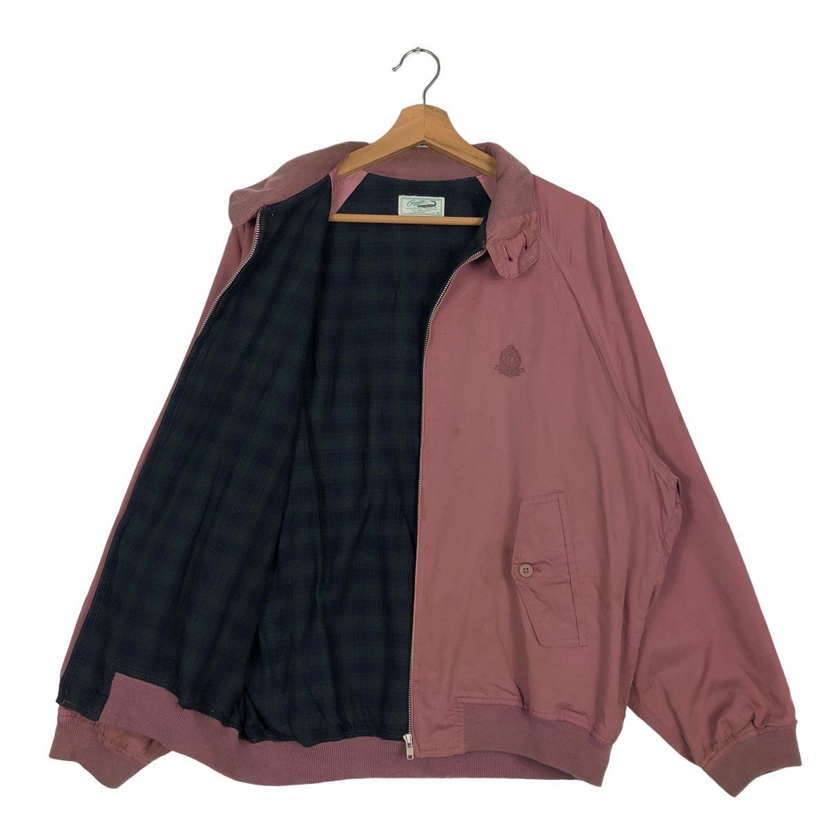 Japanese Brand 🔥90’s Vintage Bomber Jacket Crocodile Blanket Lining Tartan Size US L / EU 52-54 / 3 - 9 Thumbnail