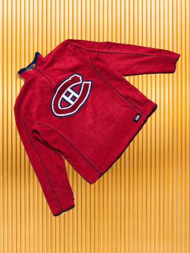 NHL Vintage 80s Calgary Flames logo fleece jacket Size US S / EU 44-46 / 1 - 1 Thumbnail