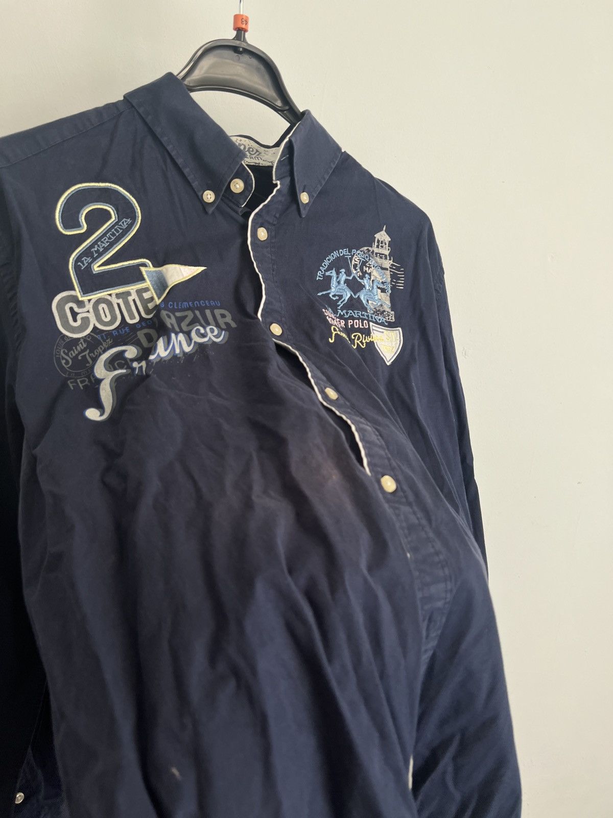 La Martina La Martina Shirt Long Sleeve Polo Cup Y2K Size M Size US XL / EU 56 / 4 - 3 Thumbnail