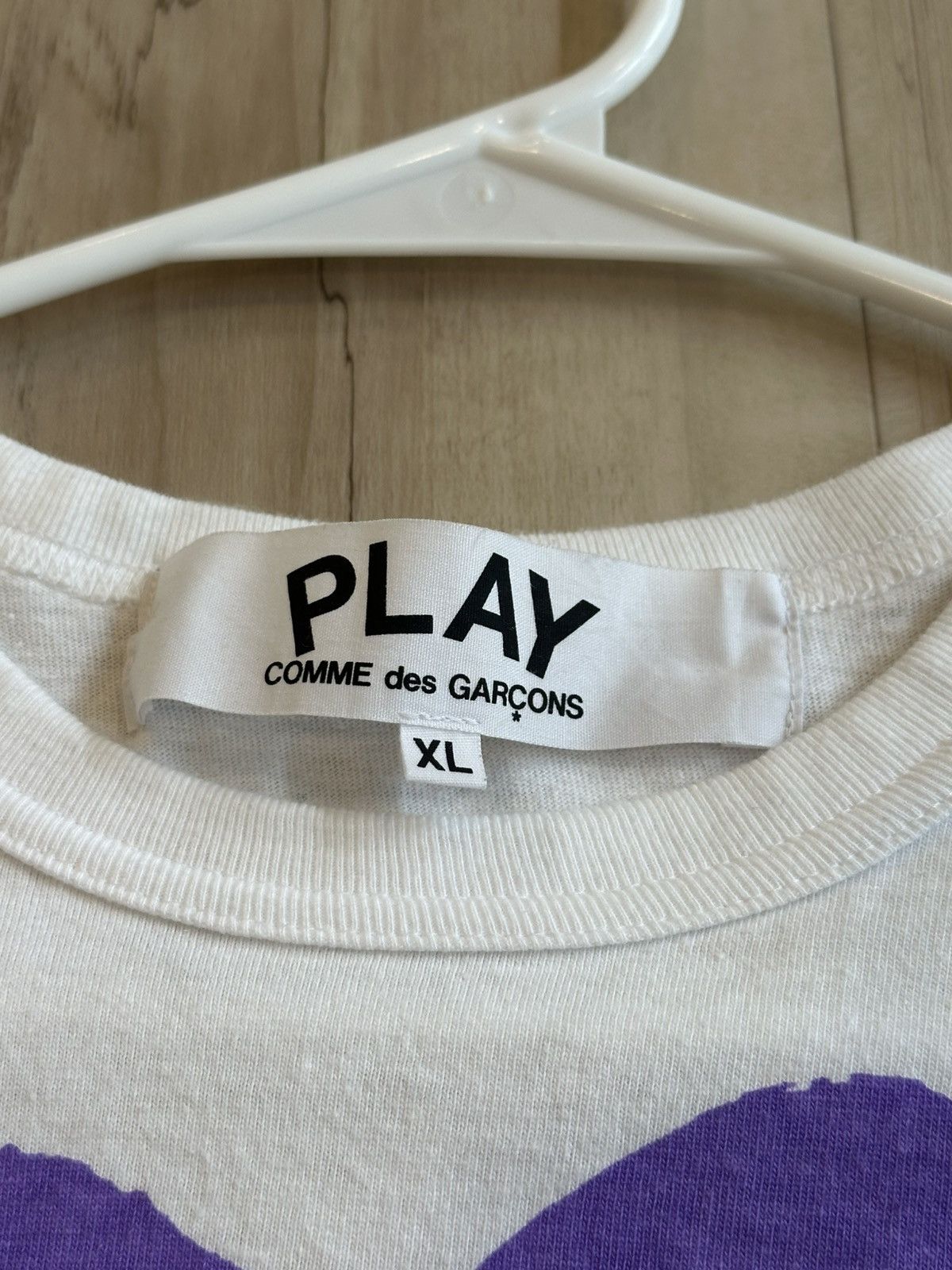 Comme des Garcons PLAY Comme des Garcons Men's Play T-Shirt Size XL Size US XL / EU 56 / 4 - 3 Thumbnail