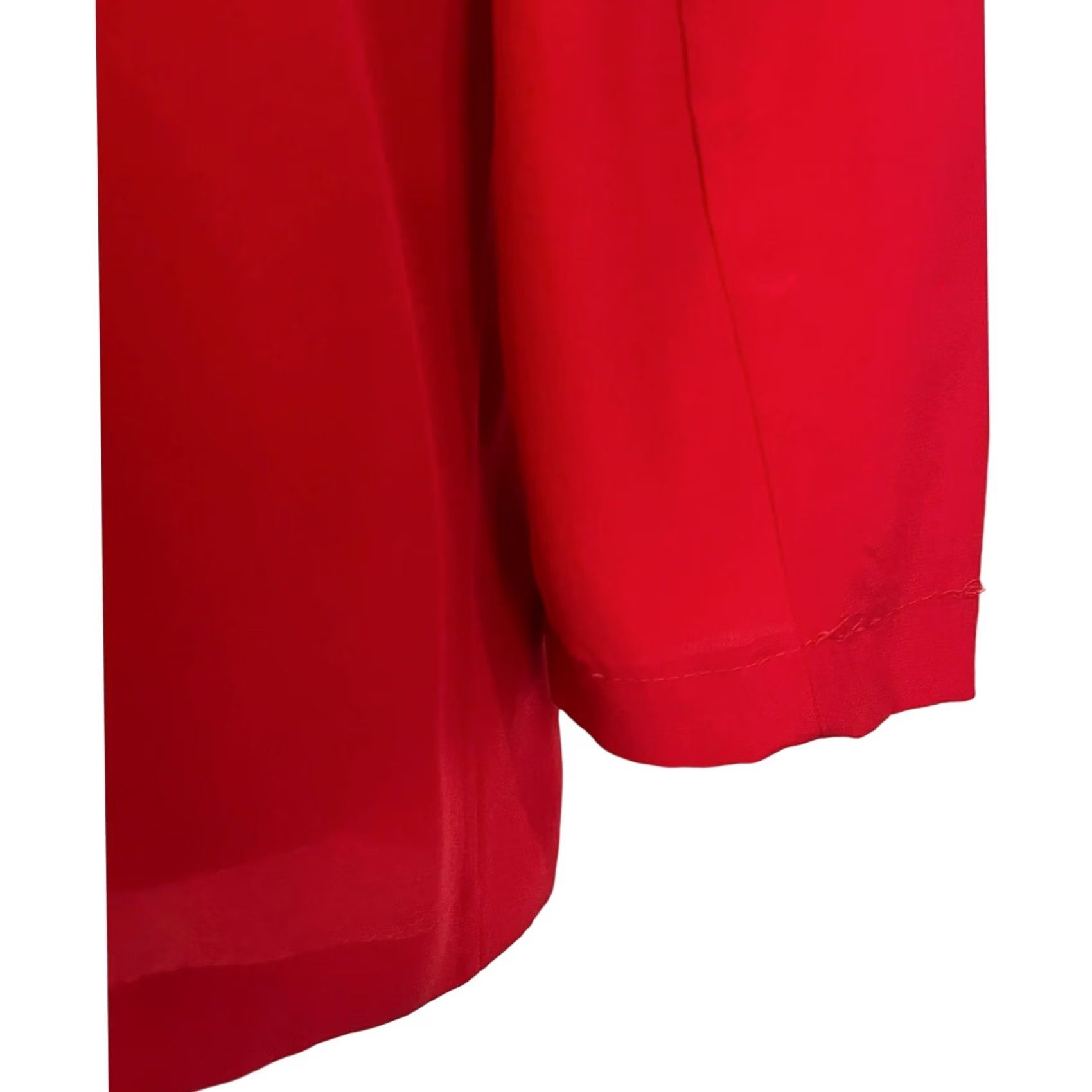 Vintage Silk Studio by Claude Bennett Blazer Women Red Silk Long Sleeve Open Front Sz 8 Size M / US 6-8 / IT 42-44 - 5 Thumbnail