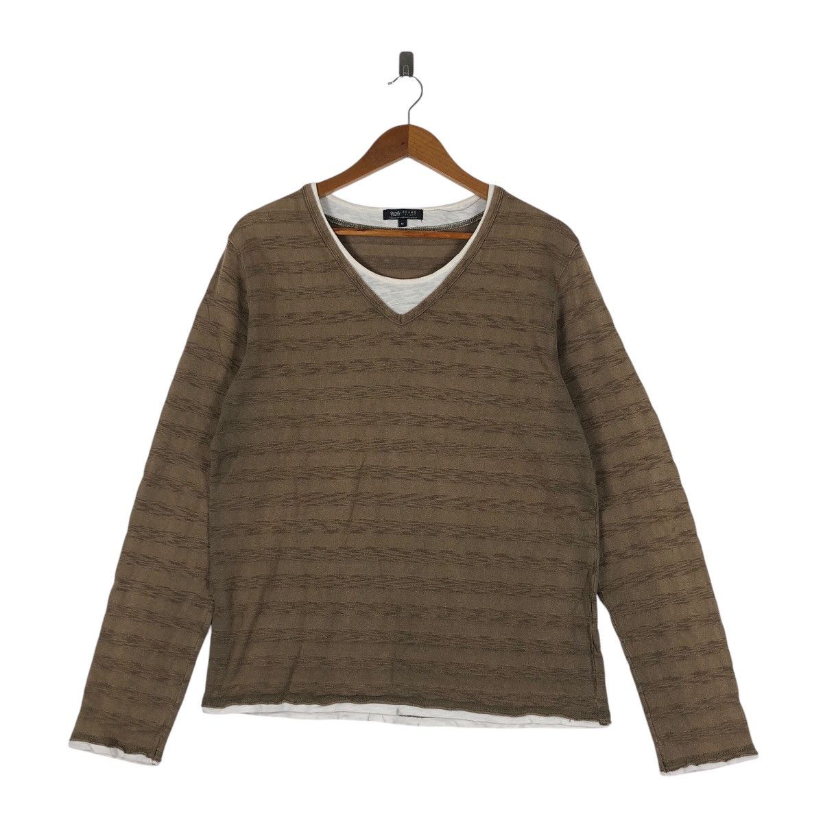 Beams Plus BEAMS Heart Nice Design Double Layer Longsleeve Shirt Size US M / EU 48-50 / 2 - 1 Thumbnail