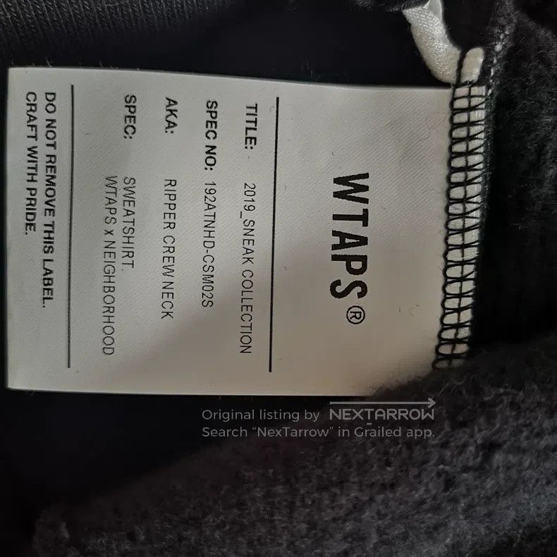Wtaps Wtaps Co-branded Bone Hoodie Size US L / EU 52-54 / 3 - 8 Thumbnail