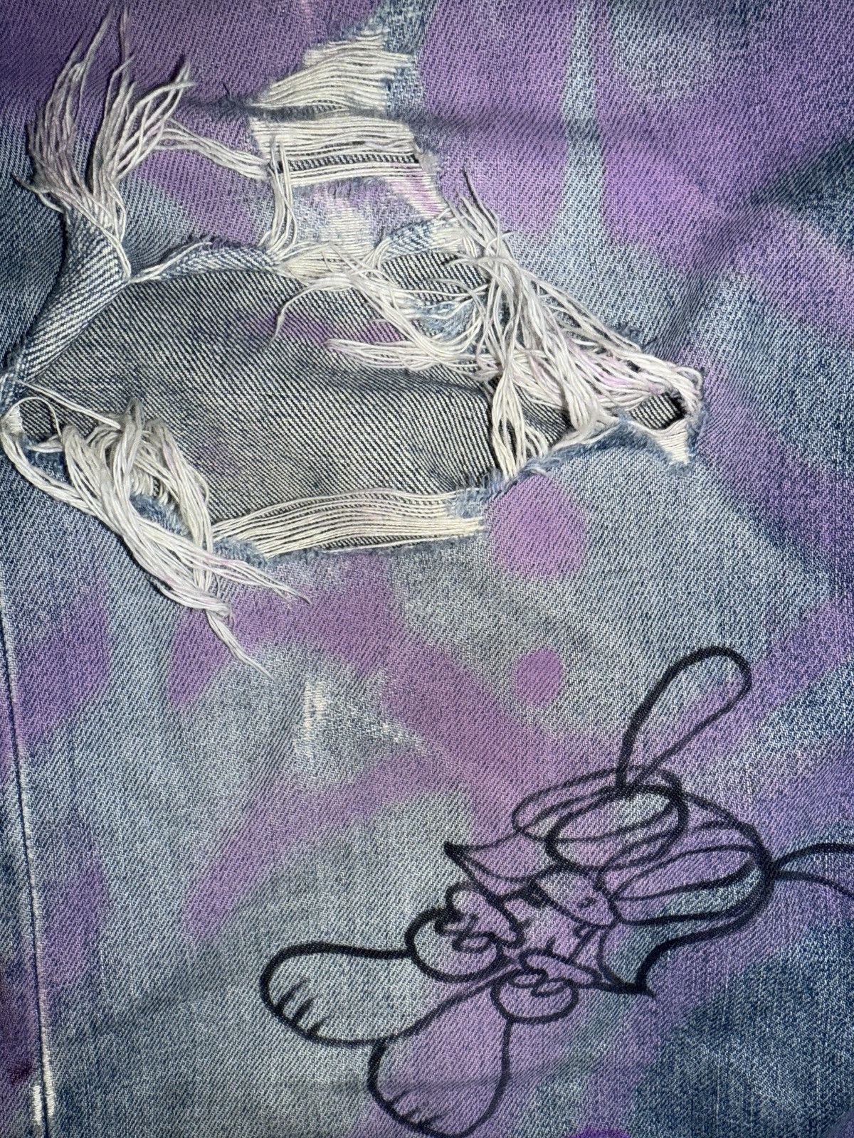 Skoloct skoloct hand painted levis Size US 32 / EU 48 - 4 Thumbnail