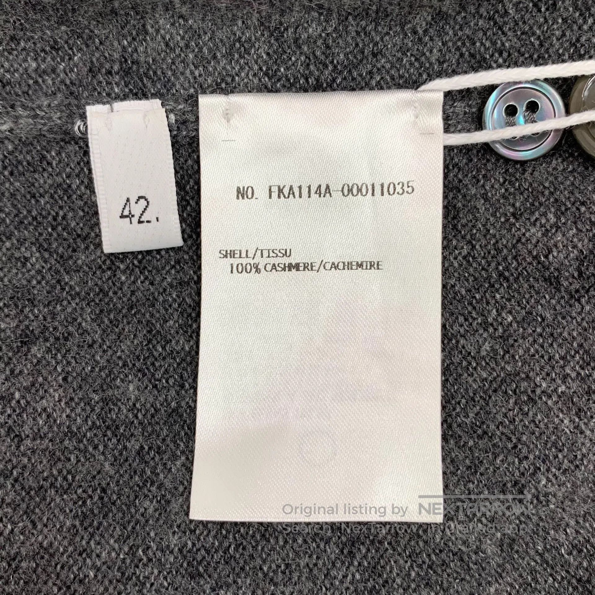 Thom Browne Thom Browne 4-Bar Cashmere Crewneck Sweater. Size US XS / EU 42 / 0 - 6 Thumbnail