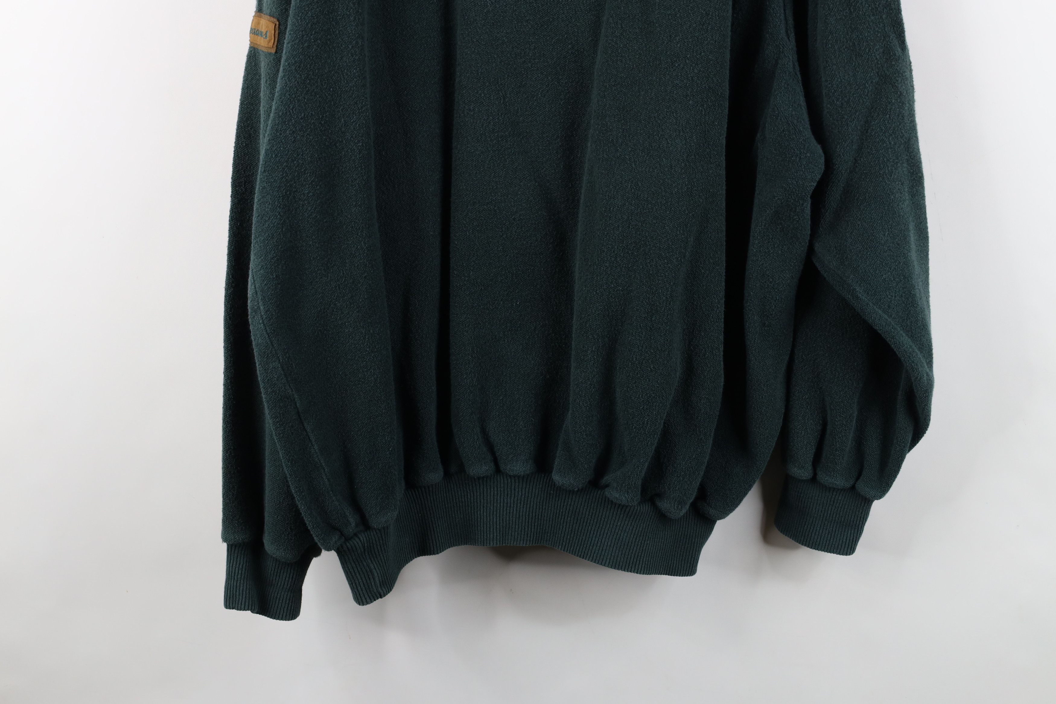 Vintage Vintage 90s Spell Out Golf Reverse Fleece Sweatshirt Green Size US M / EU 48-50 / 2 - 13 Thumbnail
