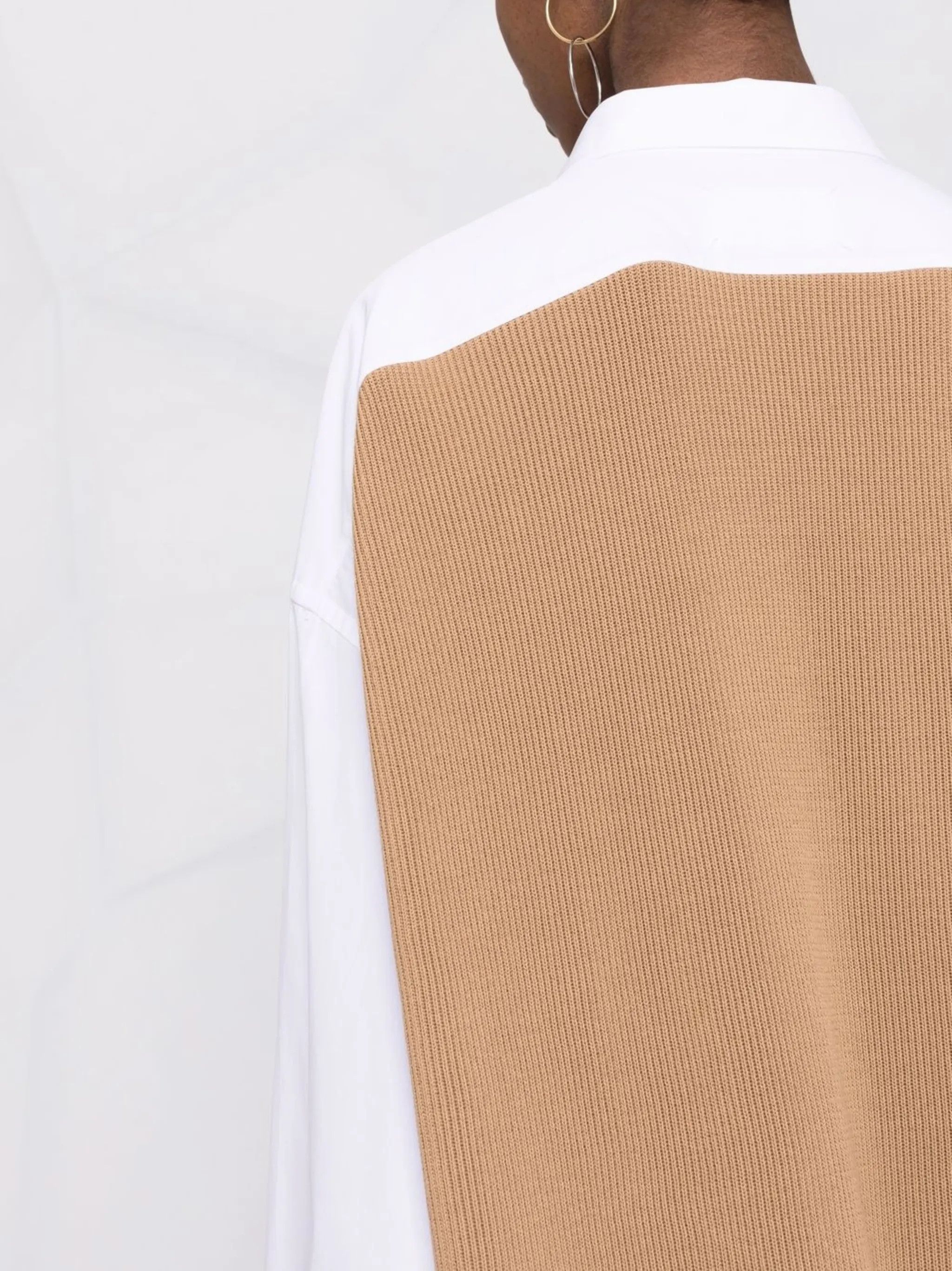 Maison Margiela o1y0625 Midi Dress in Beige/White Size XS / US 0-2 / IT 36-38 - 4 Thumbnail
