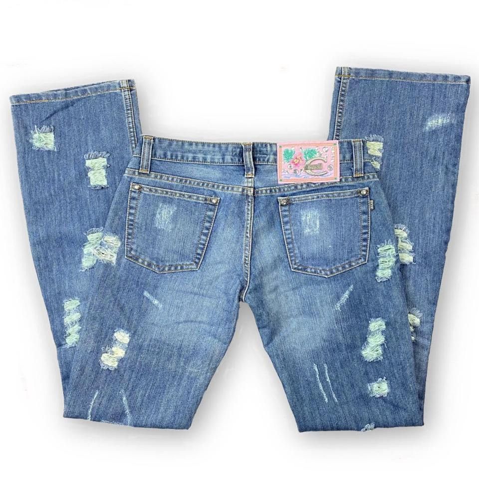 Just Cavalli Just Cavalli Low Rise Jeans Size 28" / US 6 / IT 42 - 1 Thumbnail