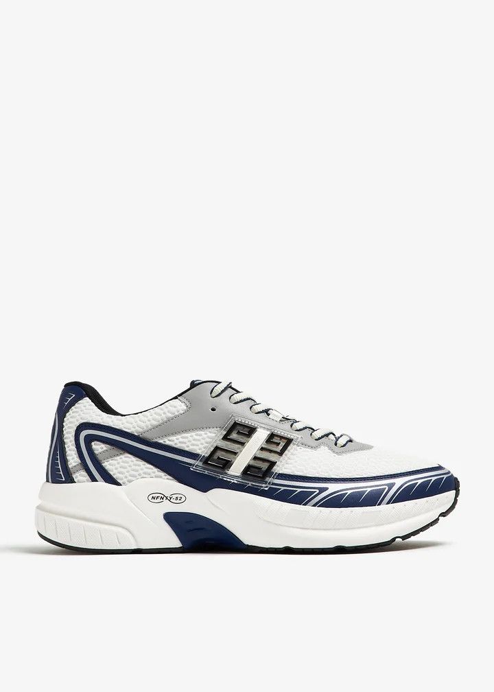 Givenchy o1lv12m1025 Nfnty-52 Low Top Runners in White Mesh Size US 7 / EU 40 - 1 Thumbnail