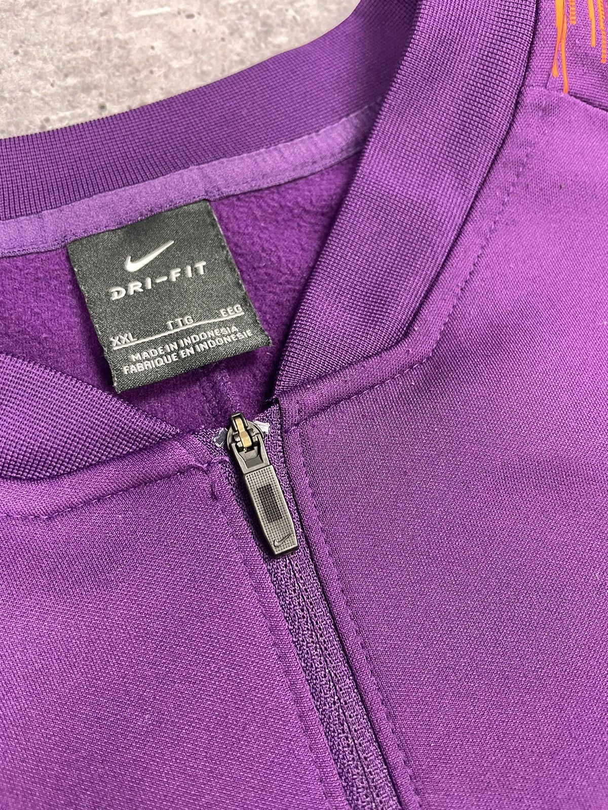 Nike × Vintage Vintage Nike Y2K Manchester City Reflective Logo Zip Olympic Size US XXL / EU 58 / 5 - 11 Thumbnail