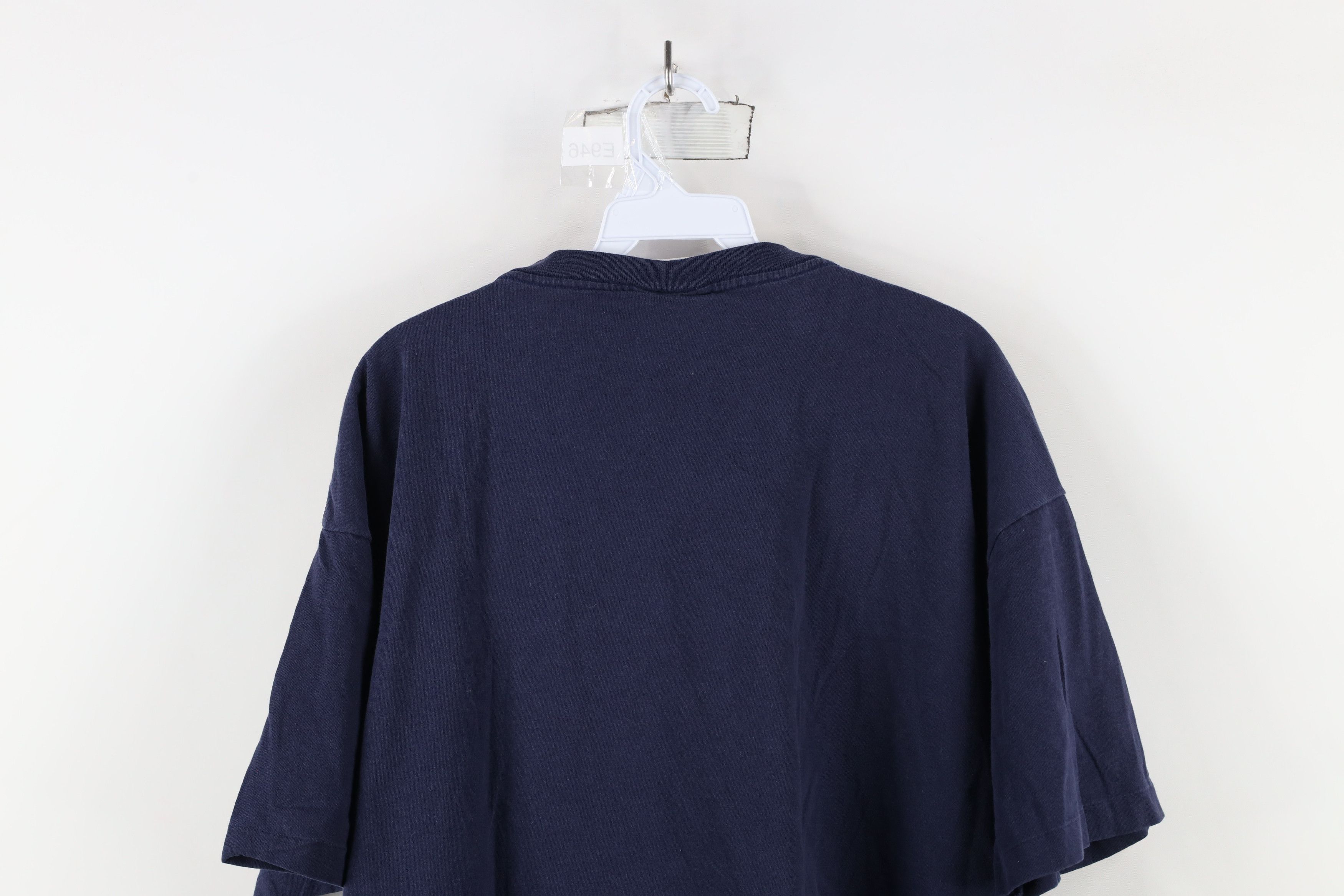 Reebok × Vintage Vintage 90s Reebok Big Logo T-Shirt Blue Cotton USA Size US XL / EU 56 / 4 - 9 Thumbnail