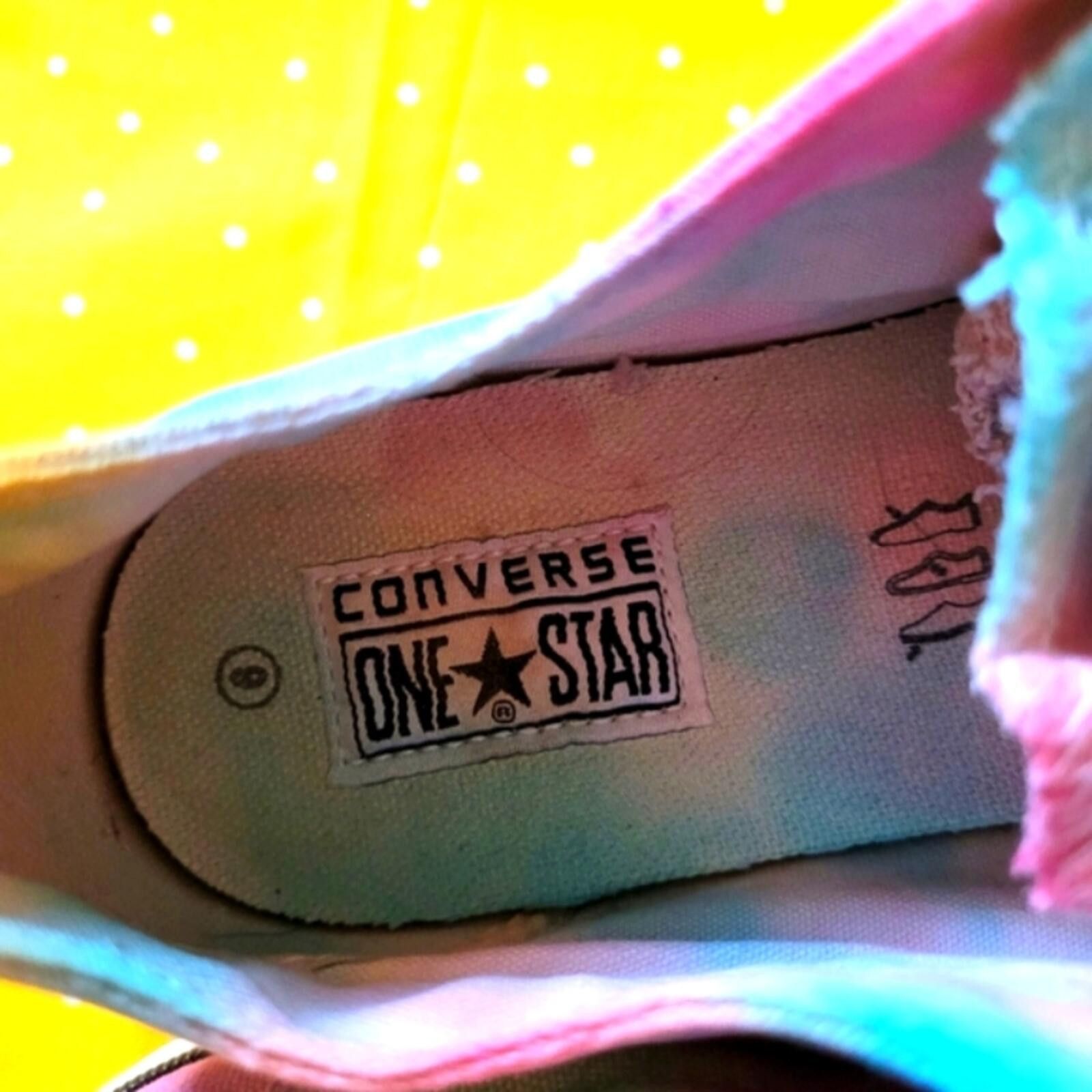 Converse Converse Tie-Dye Multicolor Low Top Sneakers Size US 9 / IT 39 - 6 Thumbnail