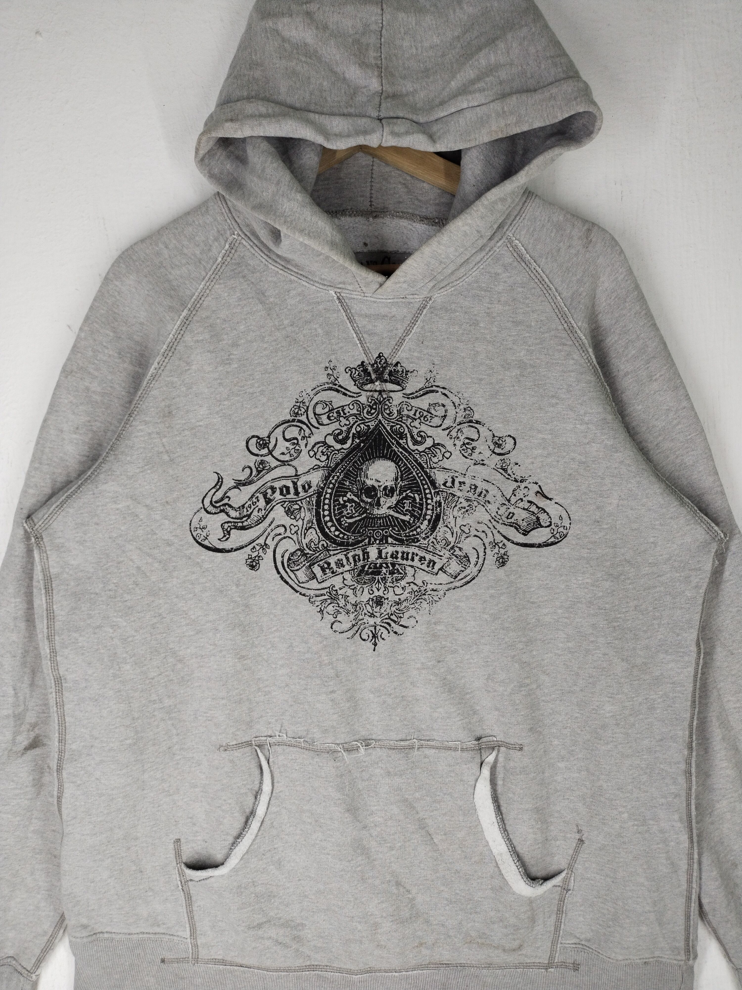 Polo Ralph Lauren × RRL Ralph Lauren × Ralph Lauren Vintage Ralph Lauren Hoodie Size US L / EU 52-54 / 3 - 2 Thumbnail