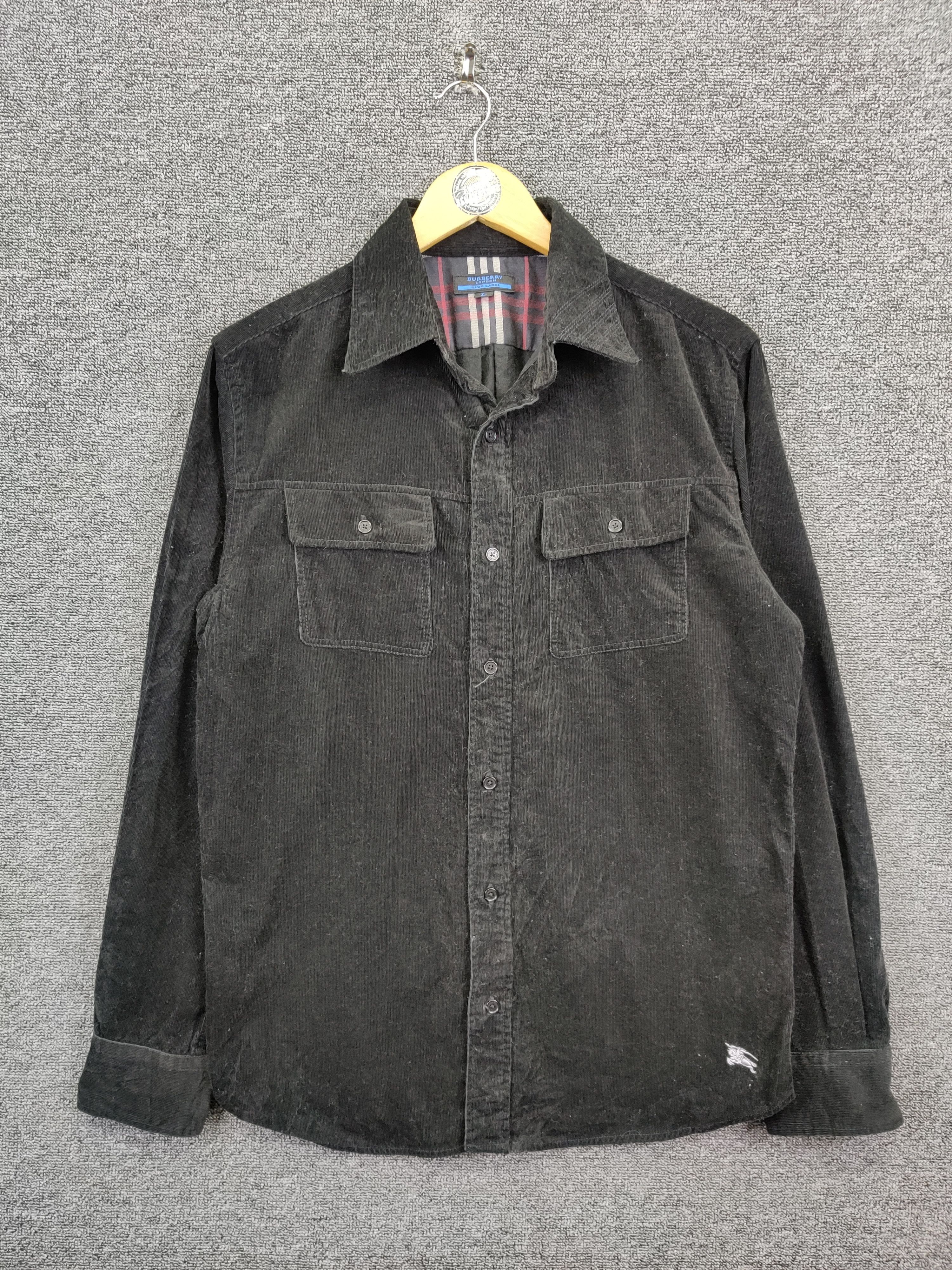 Burberry Vintage Burberry Blue Label Corduroy Overshirt Jacket Size US L / EU 52-54 / 3 - 1 Thumbnail