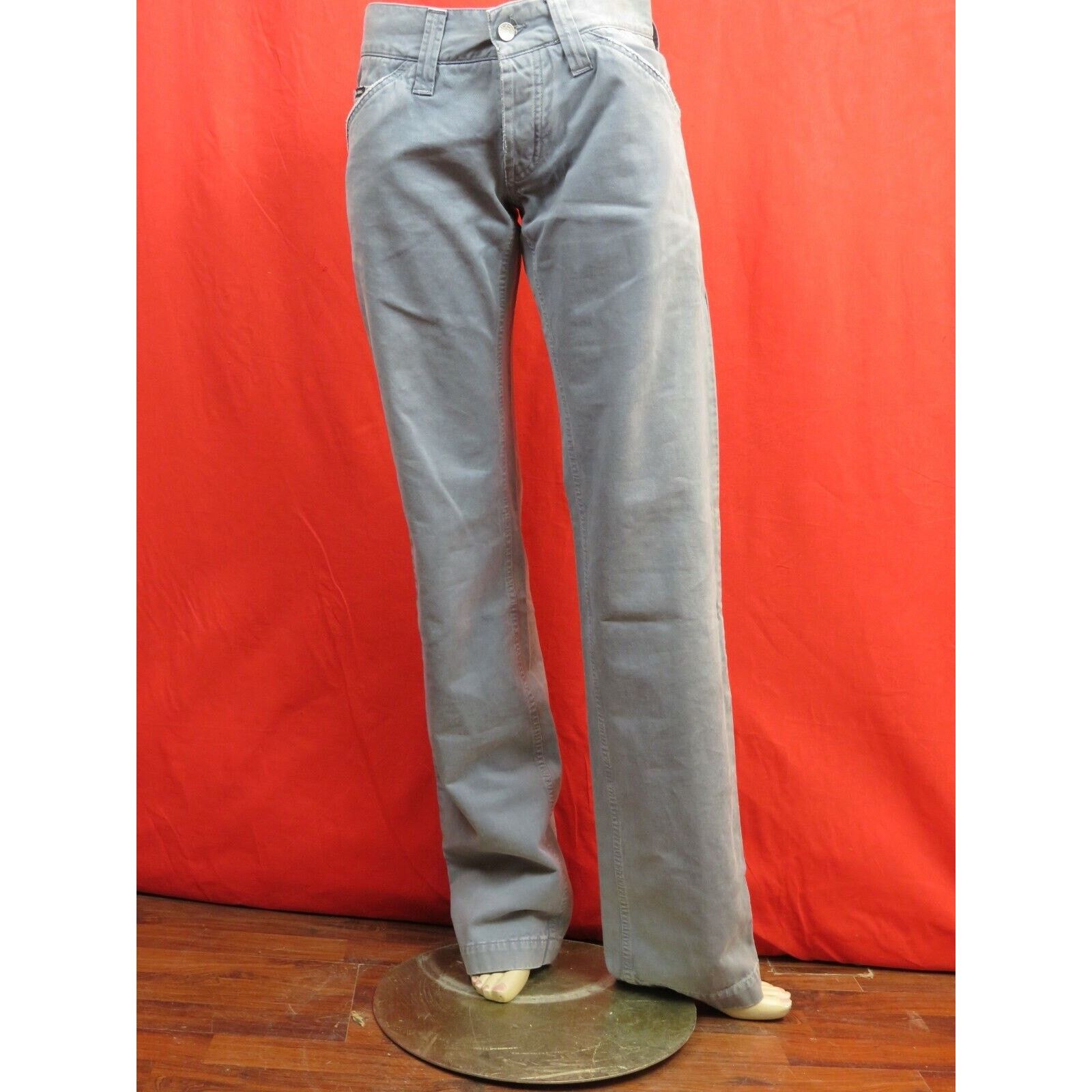Dolce & Gabbana DOLCE GABBANA STRAIGHT LEG GRAY COTTON PANTS JEANS S ITALY Size 30" / US 8 / IT 44 - 1 Thumbnail