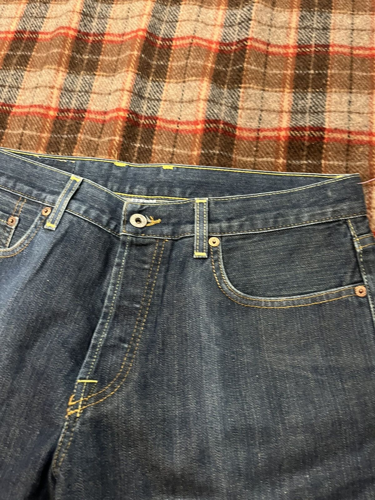 Levi's × Lucky Brand × Vintage Vintage 90’s made in USA lucky brand Starched Jeans Size US 34 / EU 50 - 4 Thumbnail