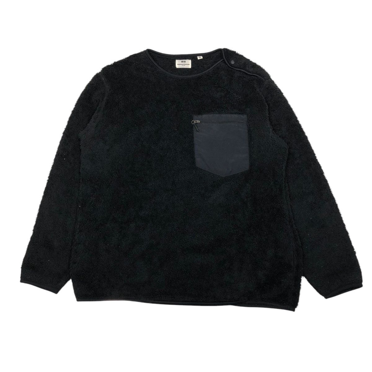 Engineered Garments 🔥RICH BLACK VINTAGE FLEECE SWEATSHIRT ENGINEERED GARMENTS JP Size US M / EU 48-50 / 2 - 1 Thumbnail