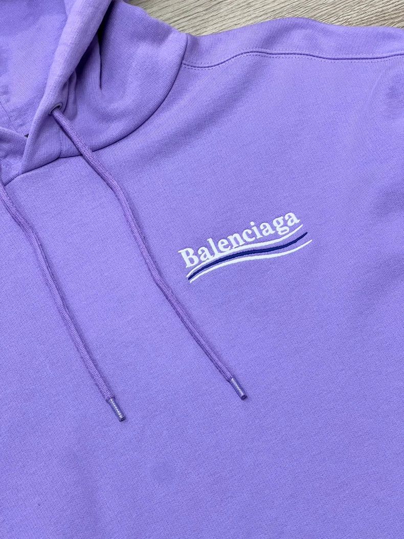 Balenciaga Balenciaga Sleeve Label Logo Hoodie M Size Size US M / EU 48-50 / 2 - 2 Thumbnail