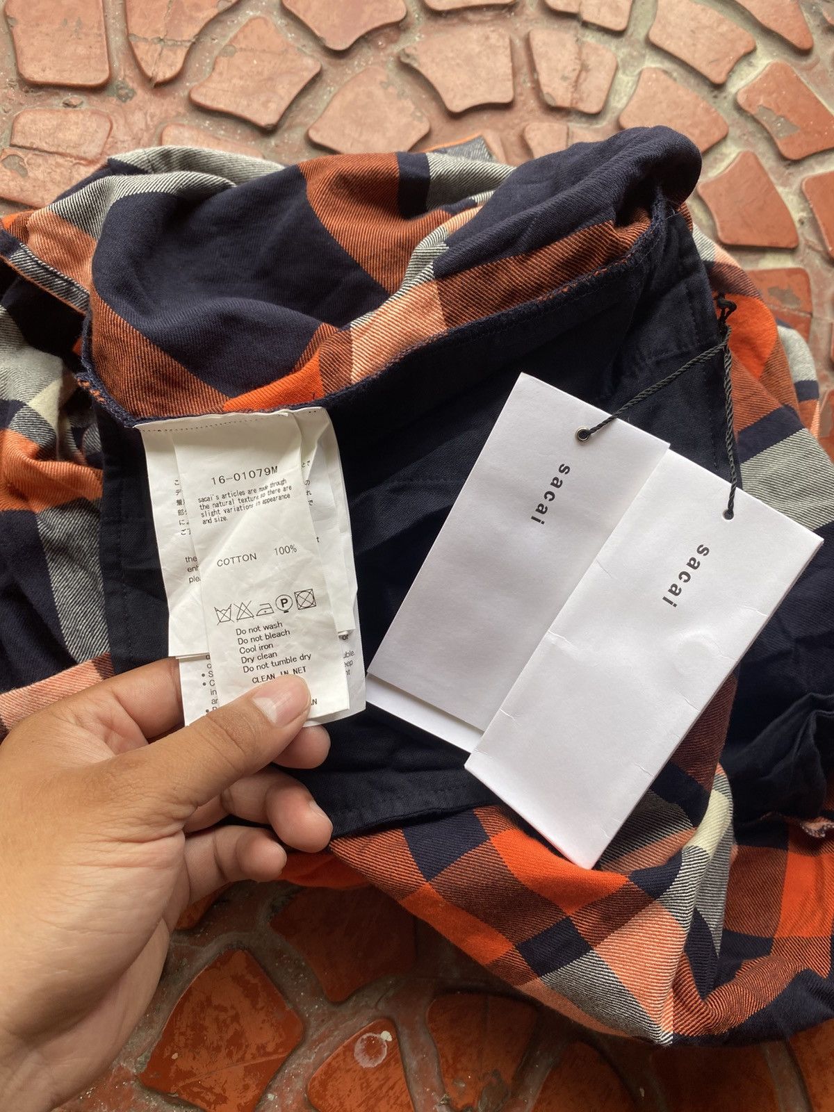 Sacai SACAI JAPAN 2025 PLAID LONG SLEEVE Size S / US 4 / IT 40 - 11 Thumbnail