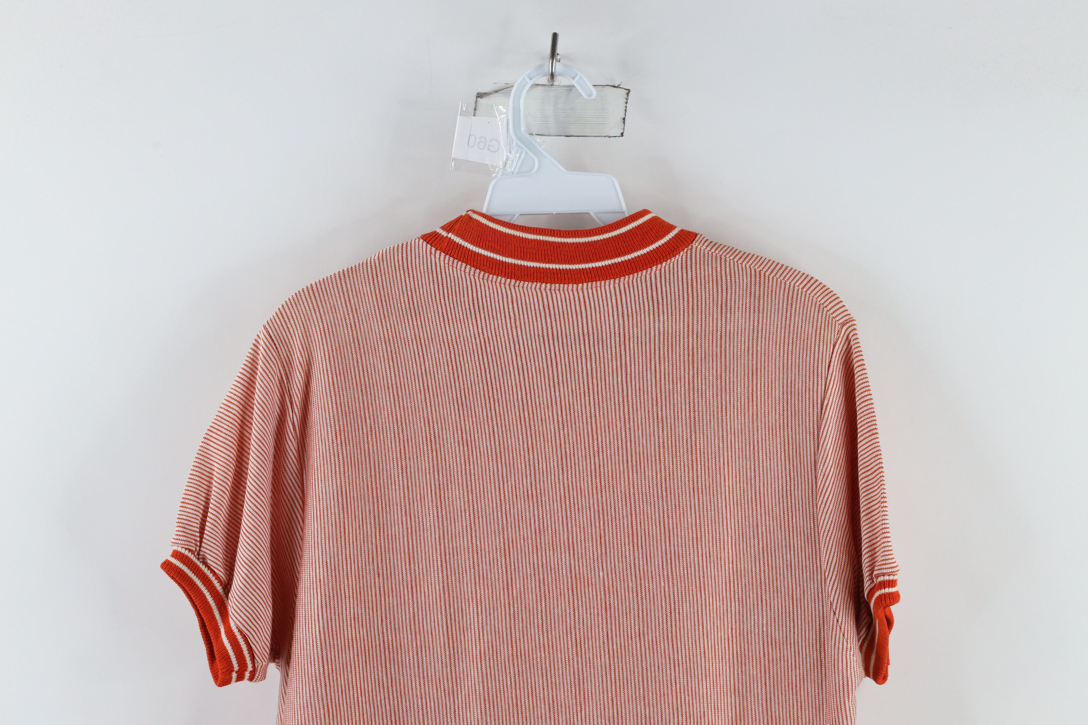 Vintage Vintage 50s 60s Streetwear Knit Ringer T-Shirt Orange Size US M / EU 48-50 / 2 - 8 Thumbnail