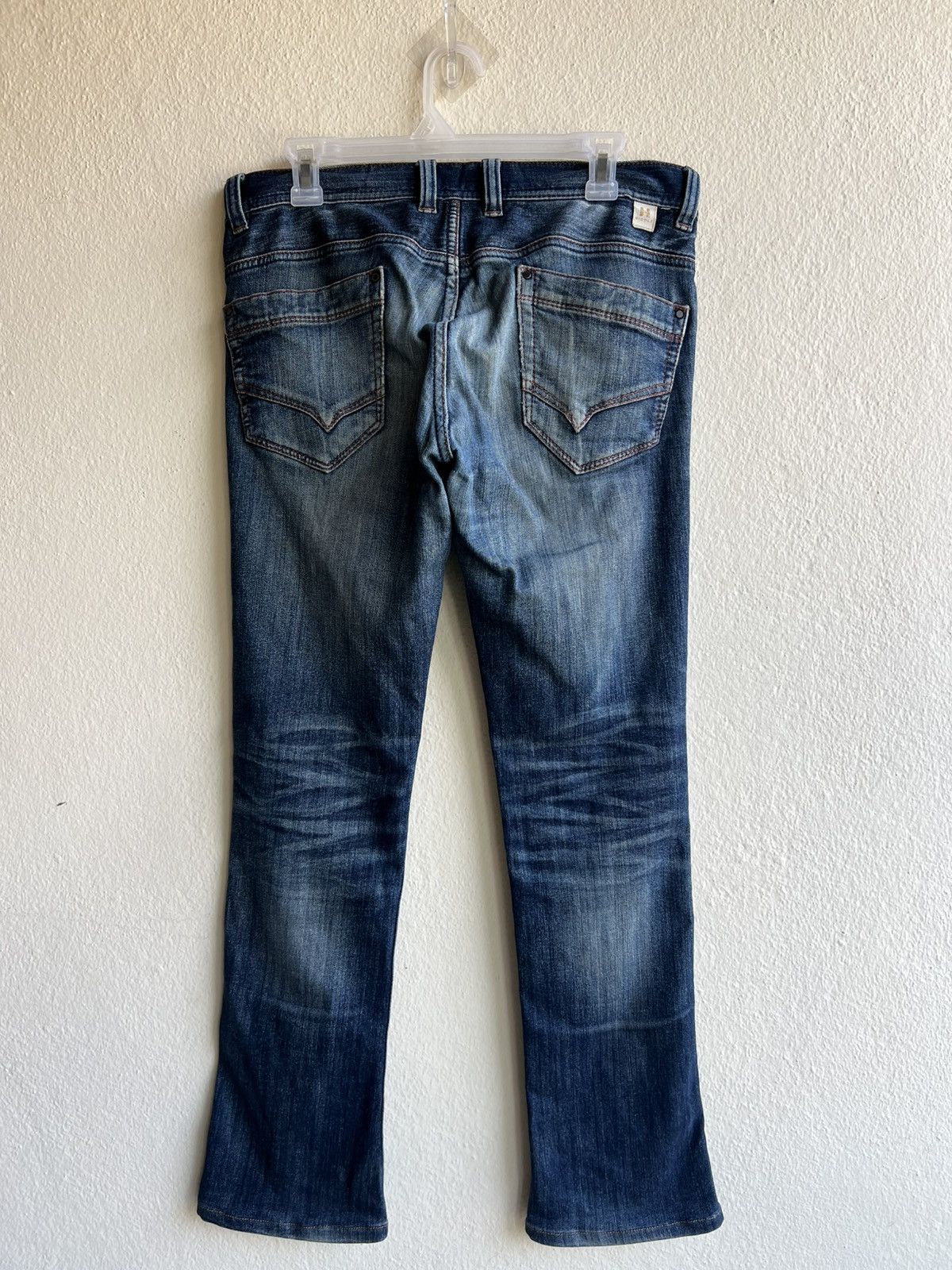 Nicole Club Distressed Mud Stretch Denim Nicole Hideaways Bootcut Jeans Size US 31 - 3 Thumbnail