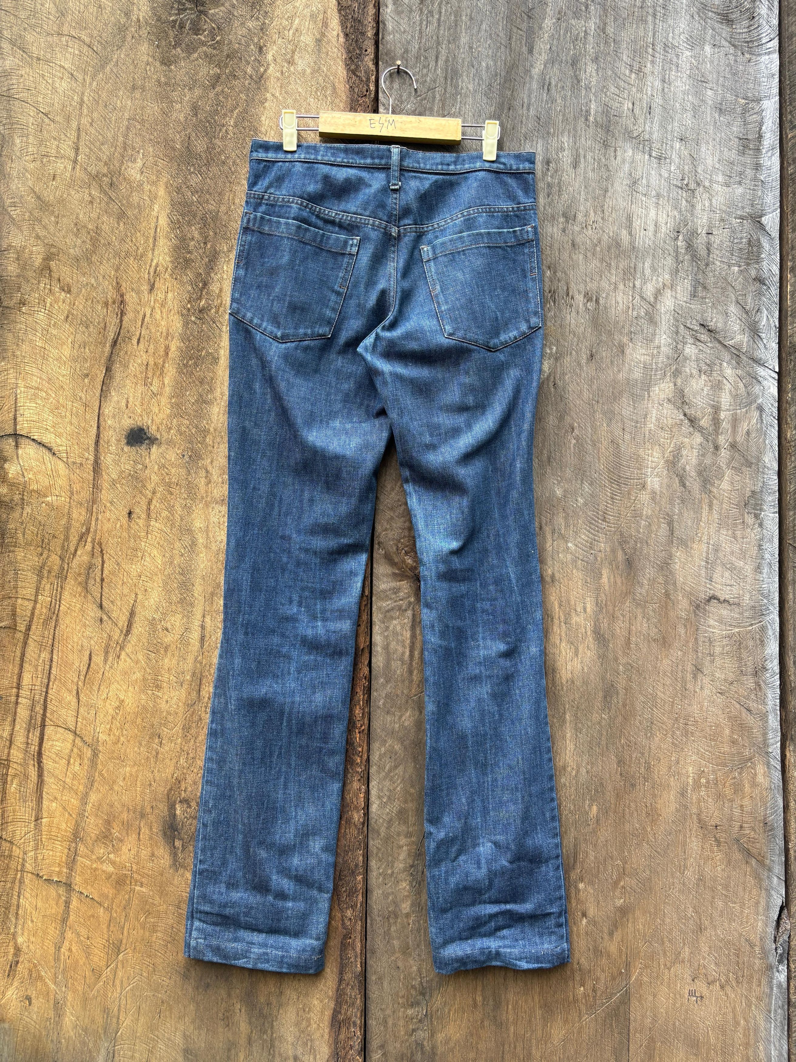 Prada Vintage Prada Milano Made In Italy Denim Jeans Size 32" / US 10 / IT 46 - 2 Thumbnail