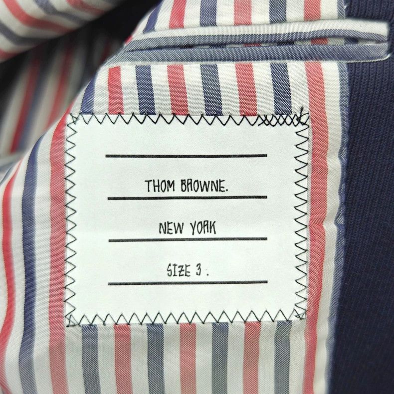 Thom Browne Thom Browne Size 3Boat Anchor Gold Buckle Navy Blaze Jacket Size 46L - 5 Thumbnail