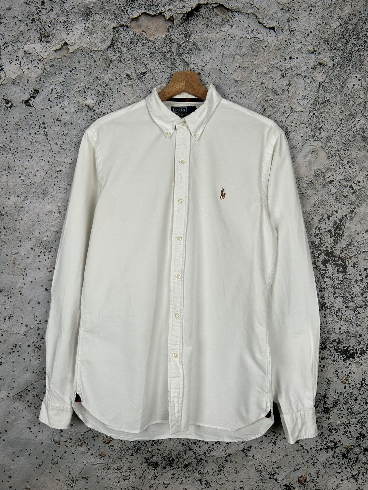 Vintage Polo Ralph Lauren White Shirt Elegant Designer