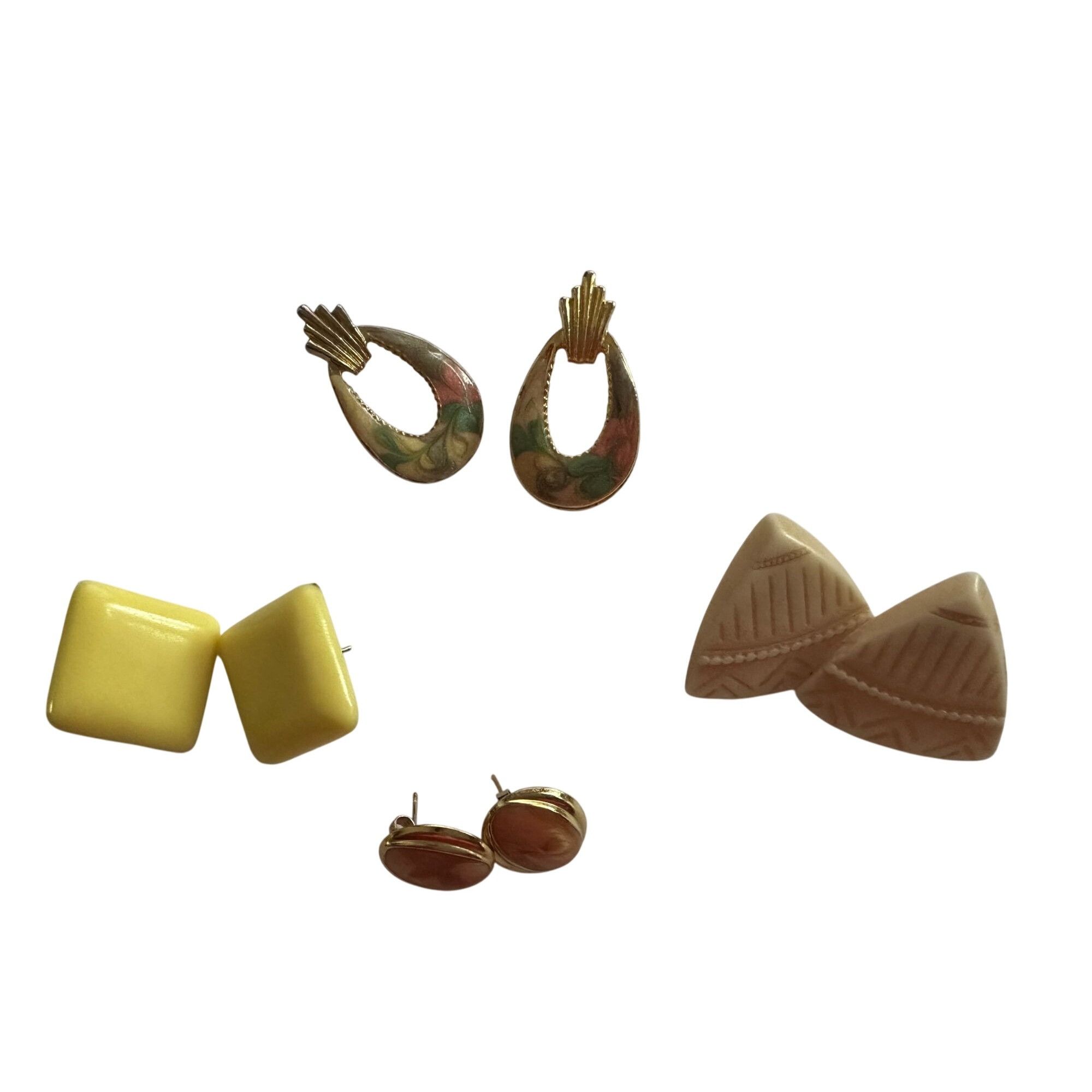 Other Four Beautiful Pairs of Women's Vintage Earrings Size ONE SIZE - 4 Thumbnail