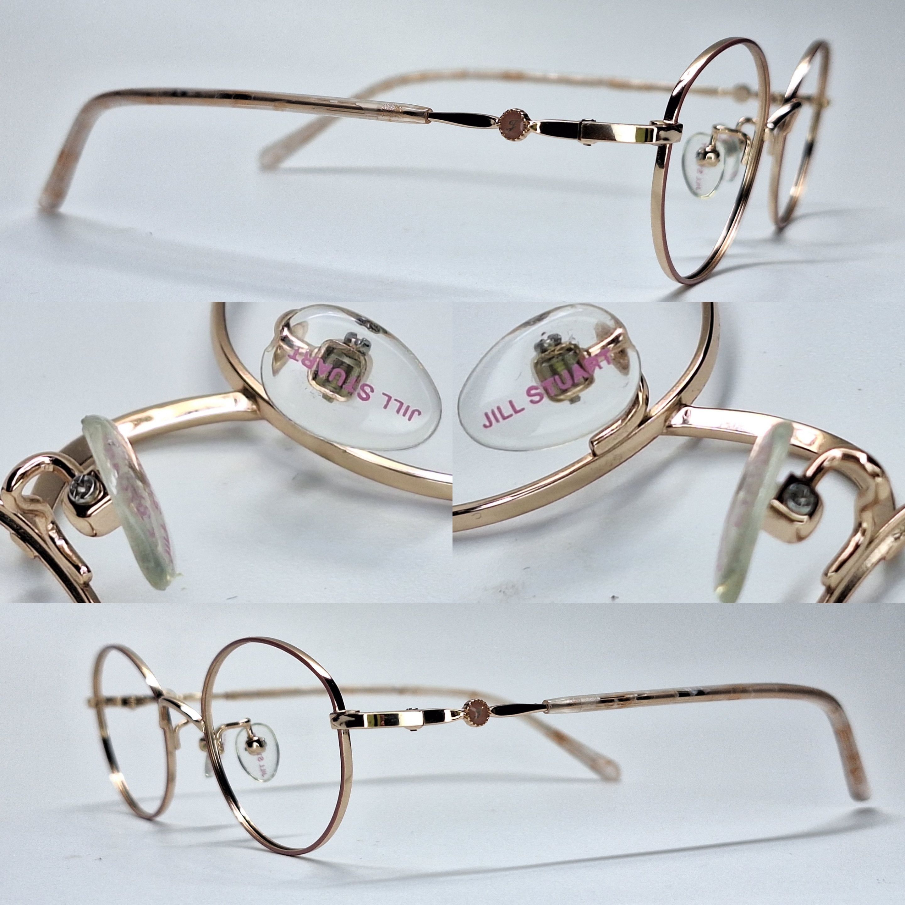 Jil Stuart Jill Stuart 05-0232 2022 Collection Titanium Eyeglass Frame Size ONE SIZE - 6 Thumbnail