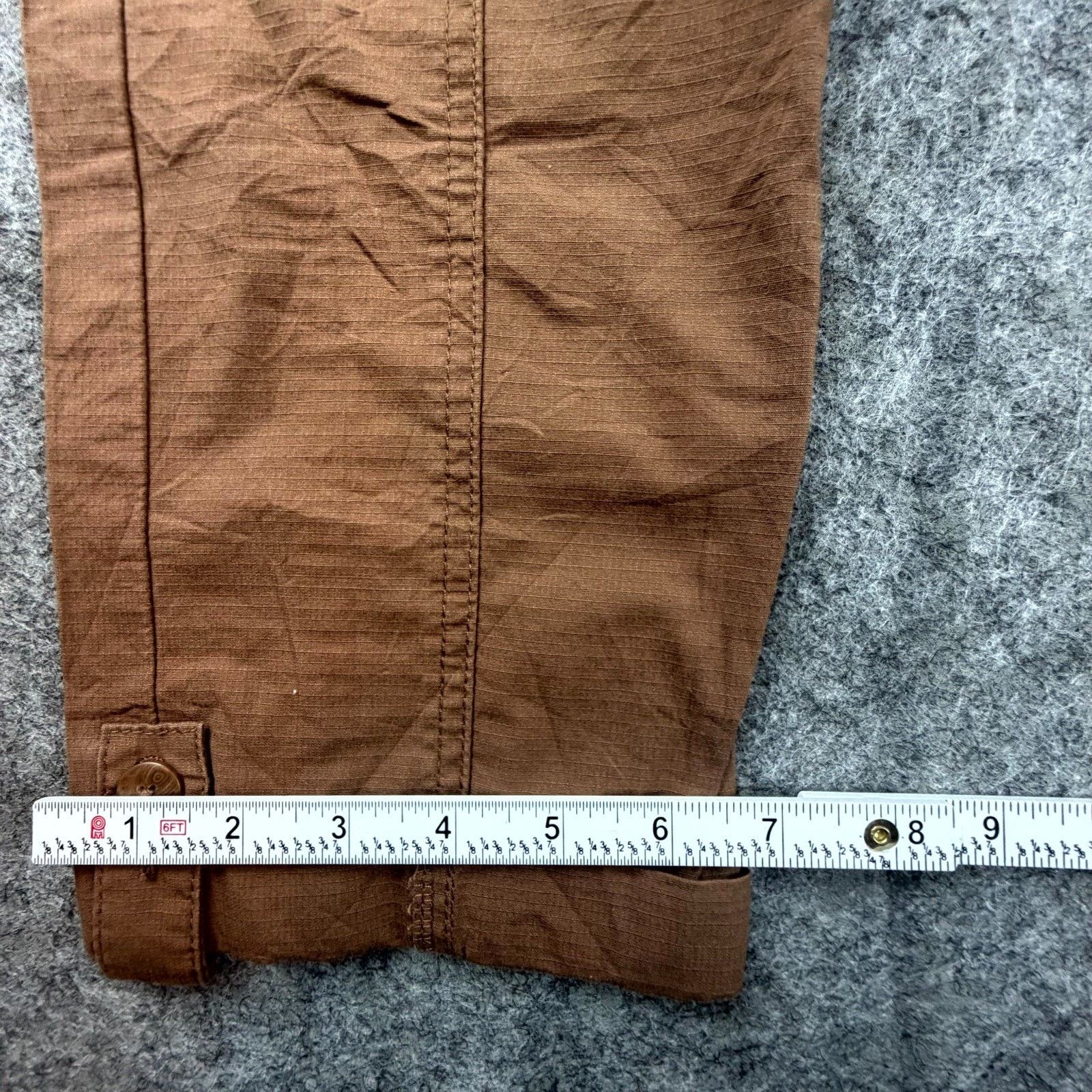 Prana Prana Mari Capri Pants Womens 4 Brown Organic Hiking Granola Size 27" / US 4 / IT 40 - 4 Thumbnail