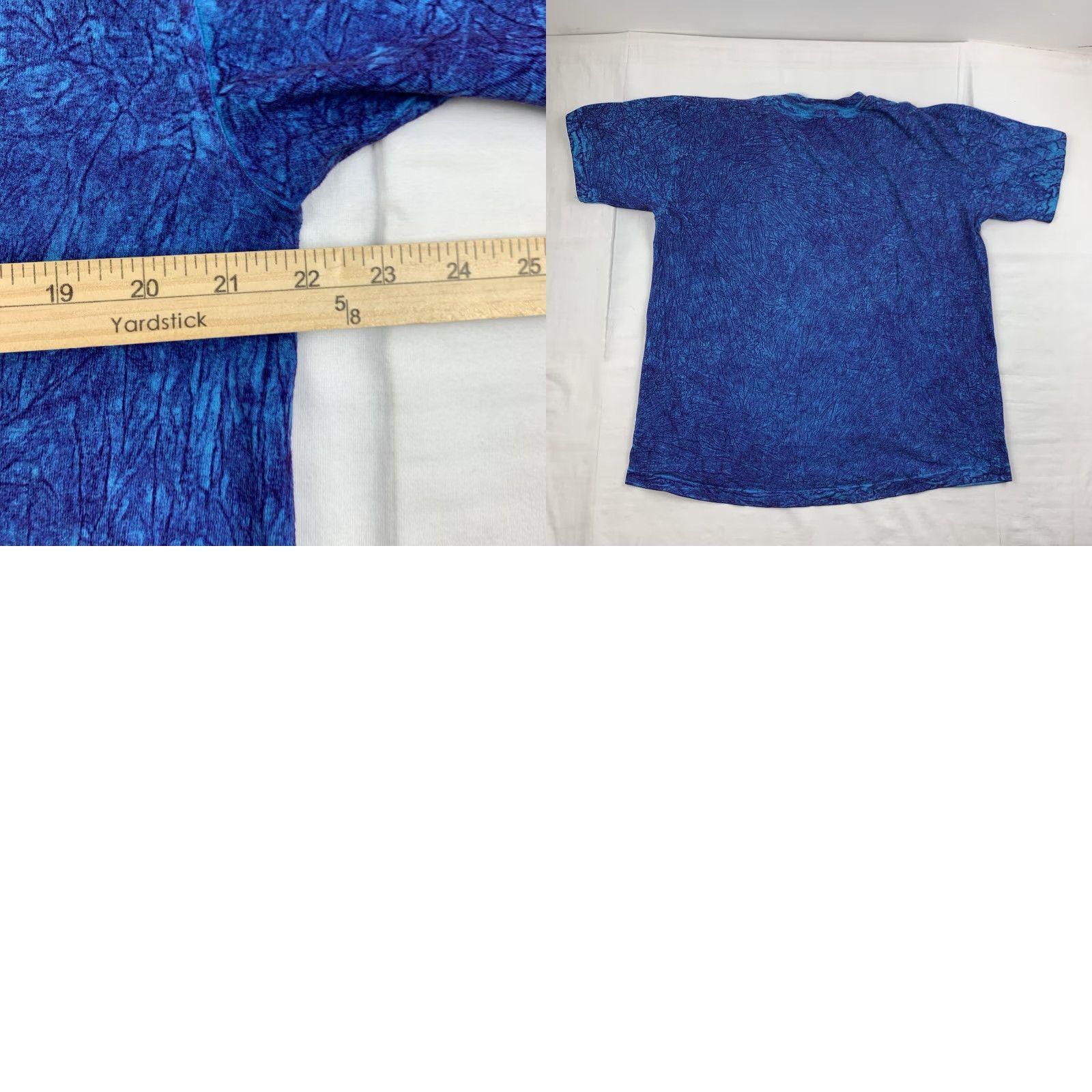 Vintage VINTAGE Paris Air Show Shirt Adult Large Blue 1993 Le Bourget Tie Dye 90s Mens Shirt Size US L / EU 52-54 / 3 - 8 Thumbnail