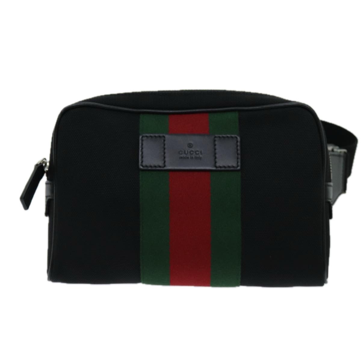 Gucci Black Canvas Shoulder Bag (Pre-Owned) Size ONE SIZE - 1 Thumbnail