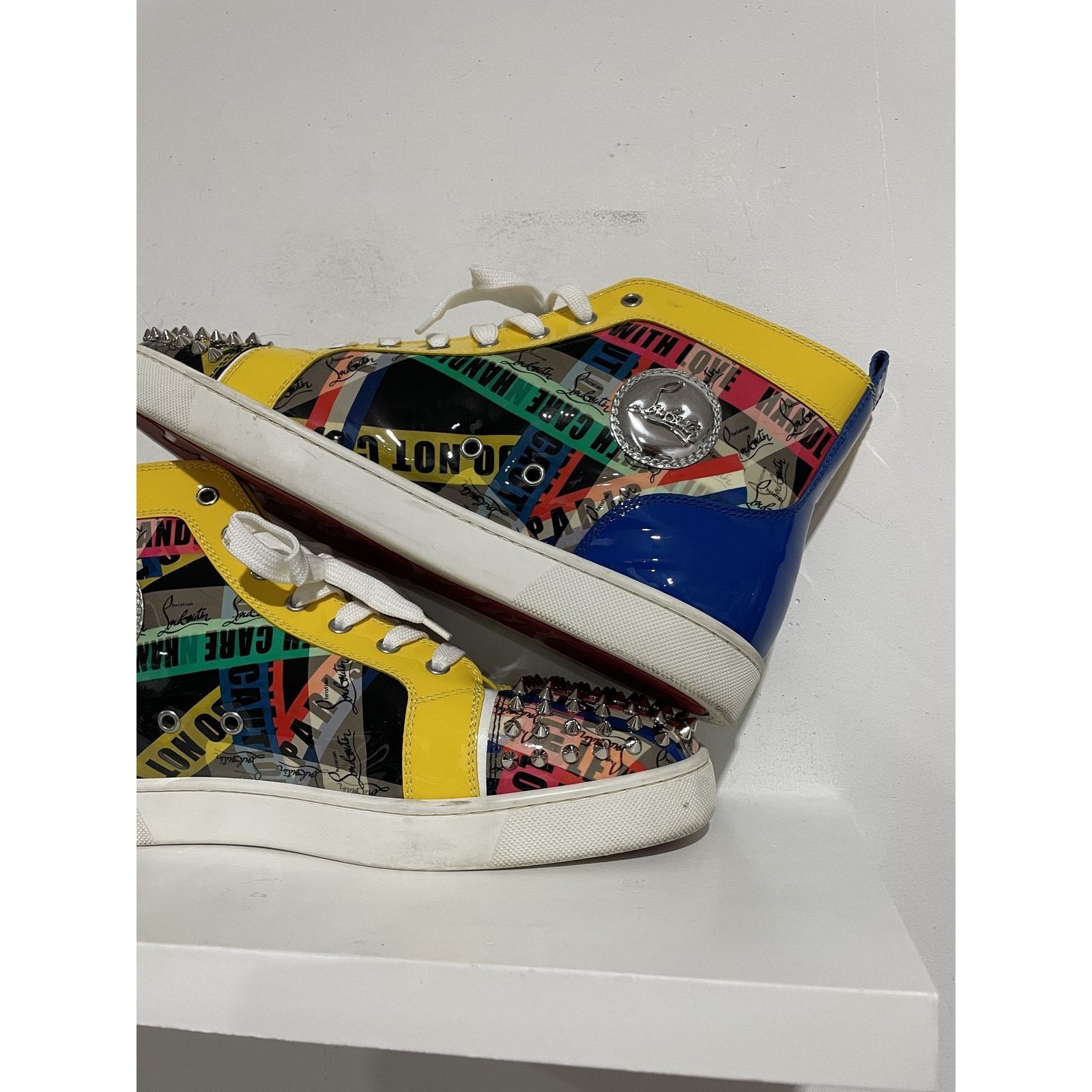 Christian Louboutin CHRISTIAN LOUBOUTIN SNEAKER MULTI COLOR SIZE 45 (12) Size US 12 / EU 45 - 4 Thumbnail