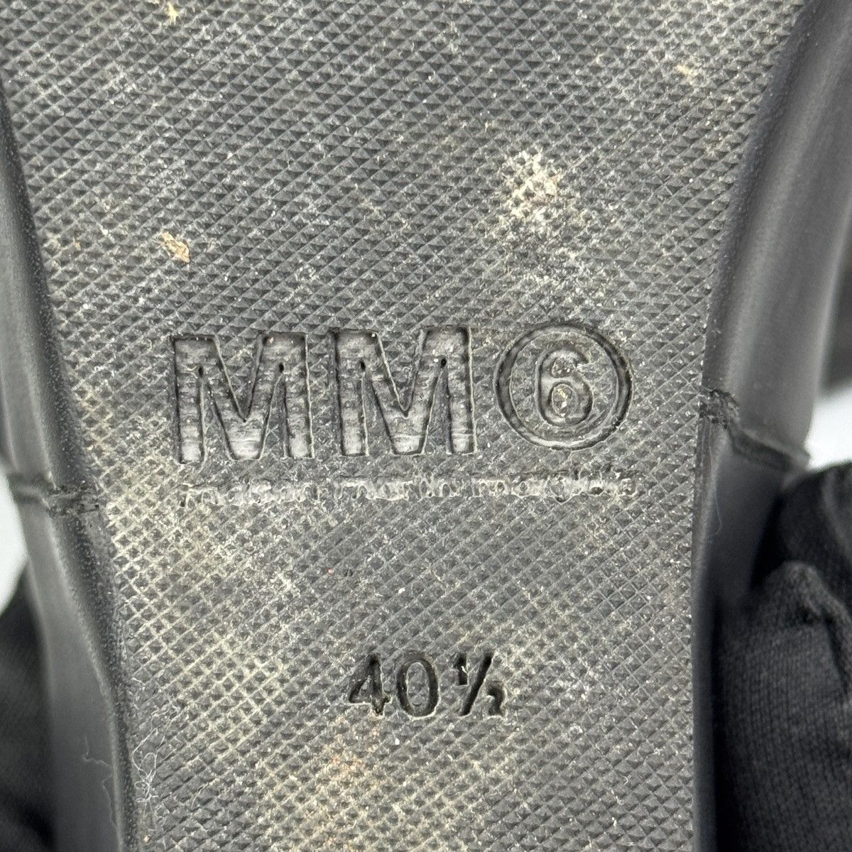 MM6 MM6 Maison Martin Margiela - Black/Beige Leather Wedge Boots Size US 8 / IT 38 - 11 Thumbnail